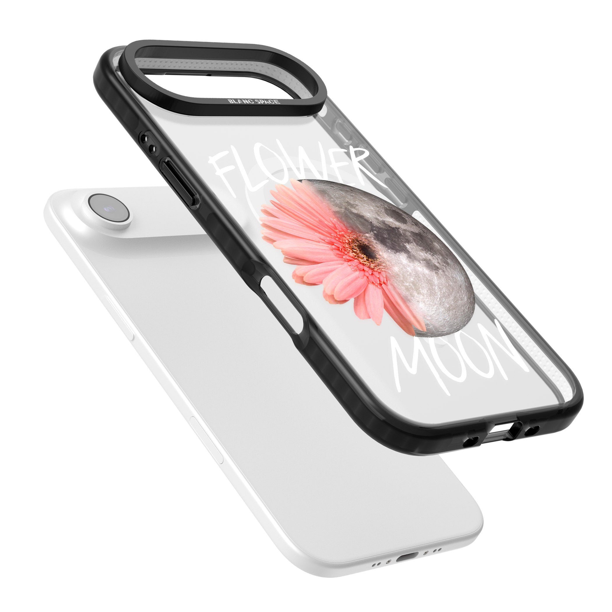 Flower Moon iPhone 17 Air Impact Pro Black Phone Case Colours