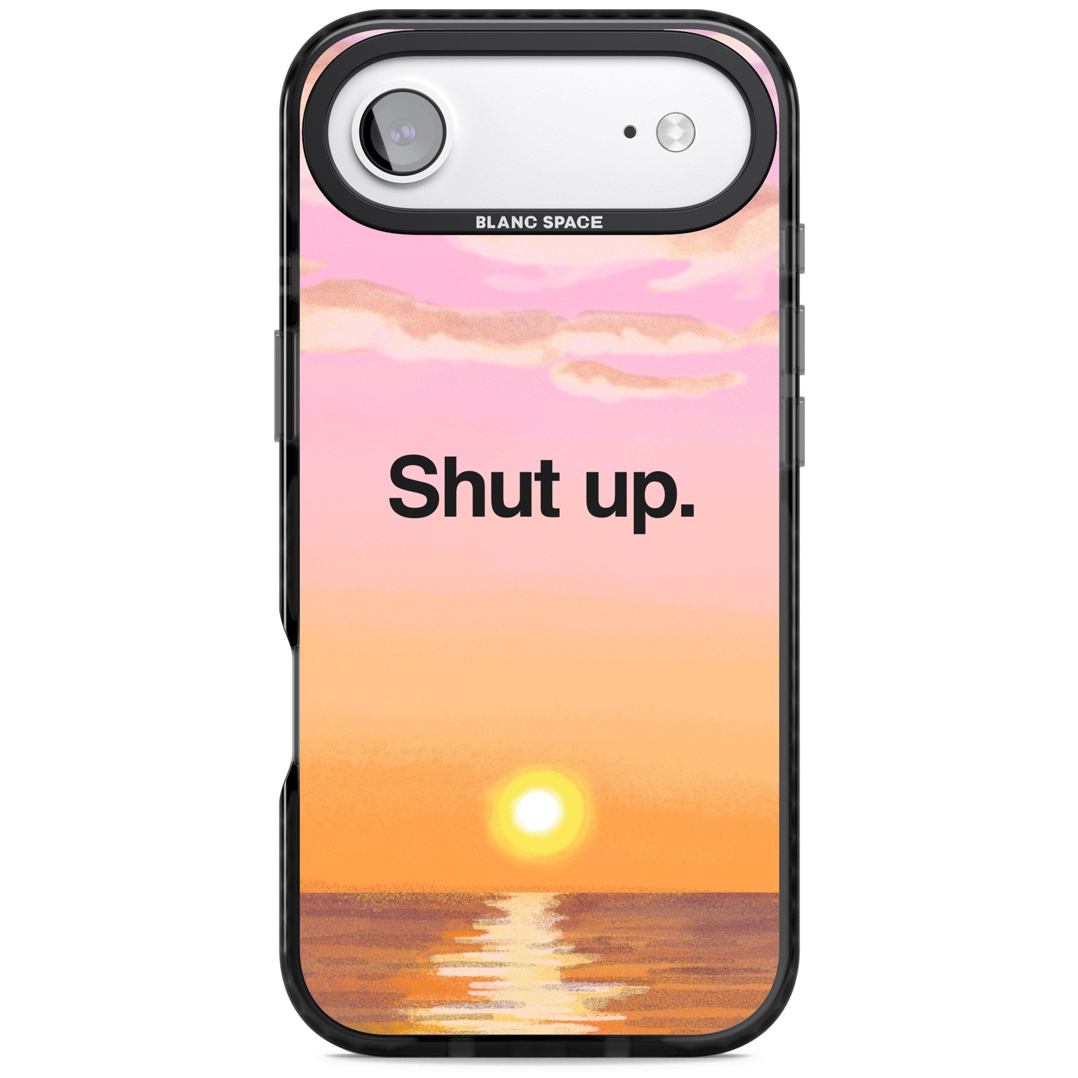 Shut Up iPhone 17 Air Impact Pro Black Phone Case