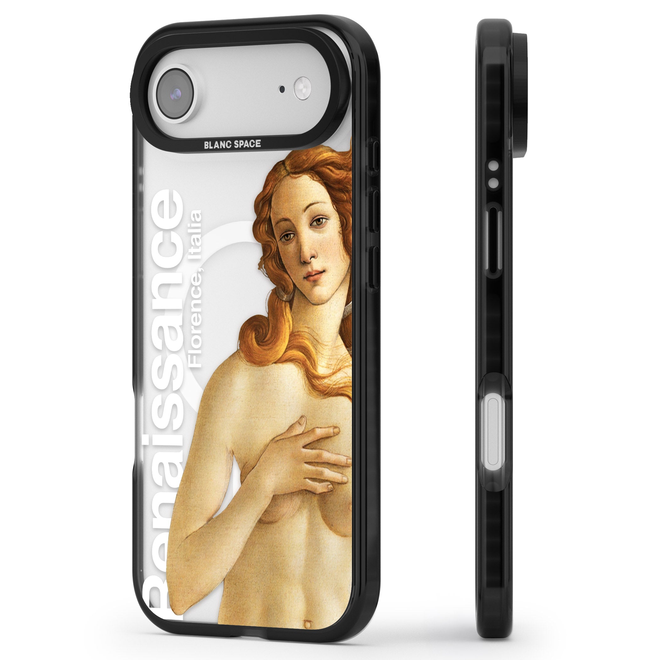 Florence Renaissance iPhone 17 Air Impact Pro Black Phone Case Side Profile