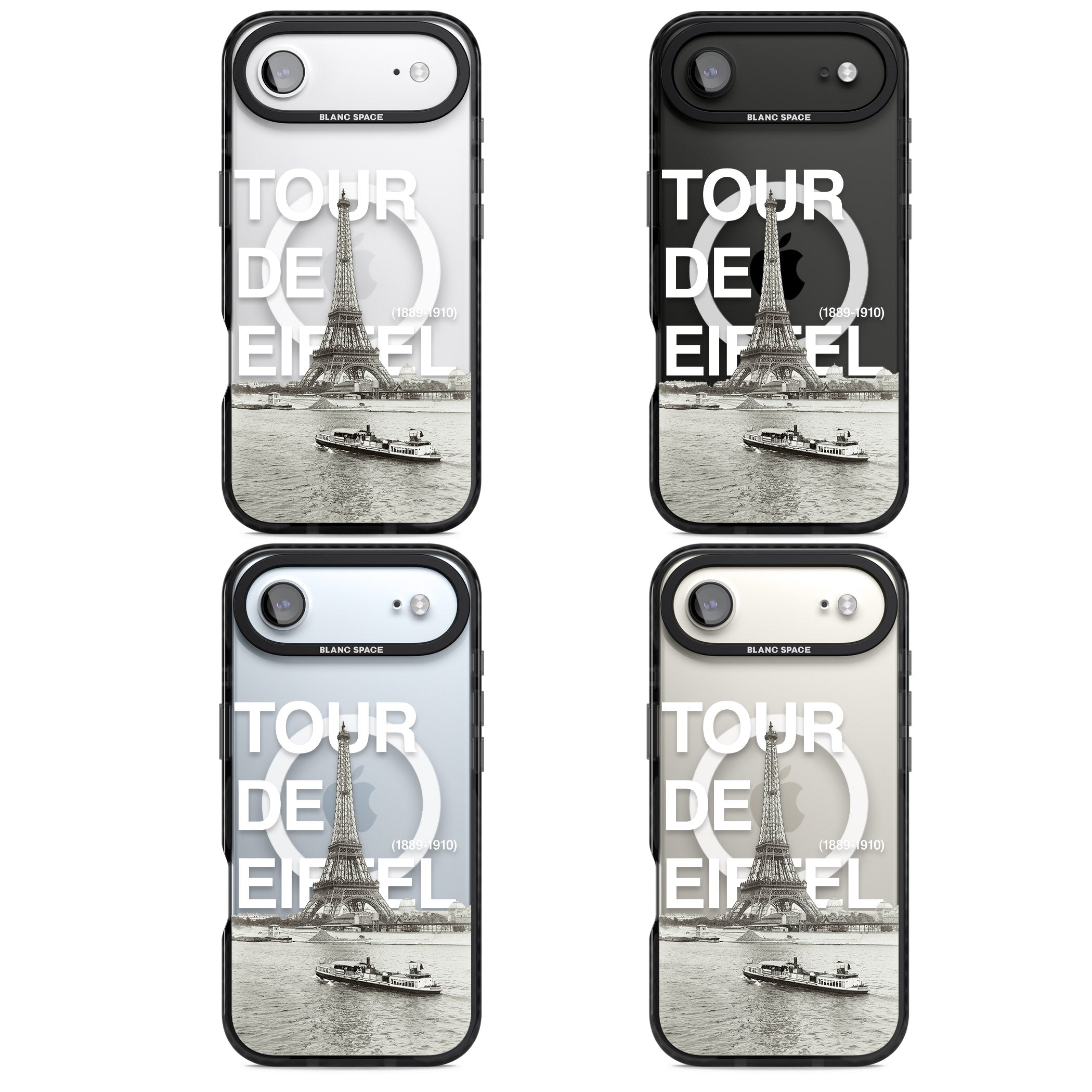 Tour De Eiffel iPhone 17 Air Impact Pro Black Phone Case APT Impact Protection