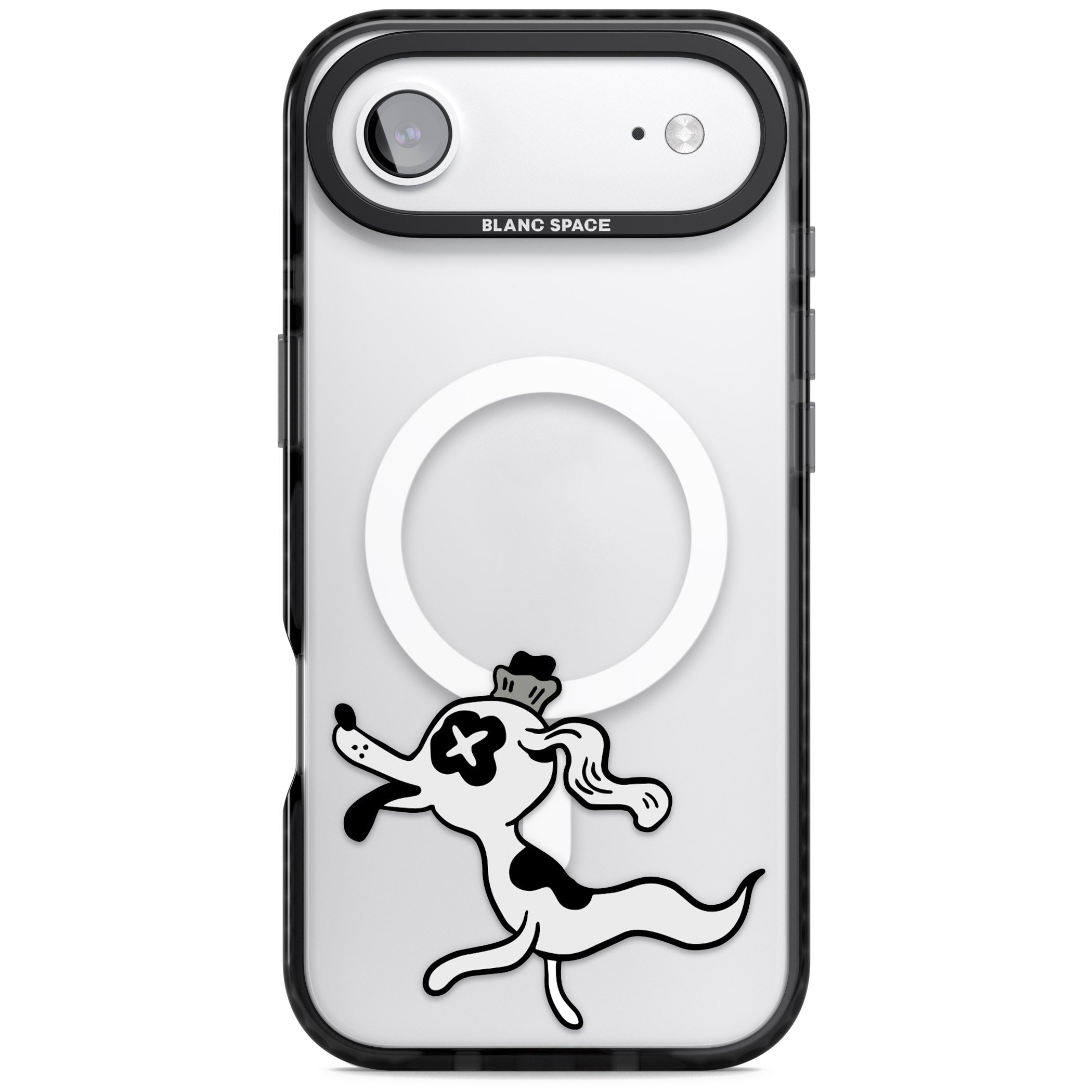 Dog Spirit iPhone 17 Air Impact Pro Black Phone Case