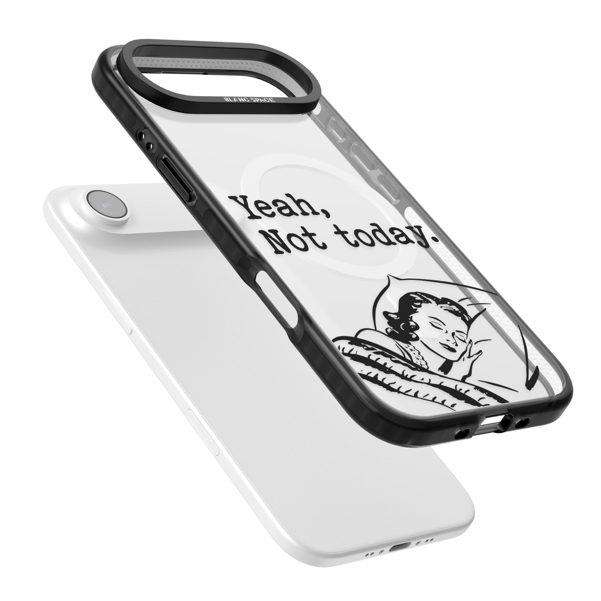 Yeah, Not Today iPhone 17 Air Impact Pro Black Phone Case Colours