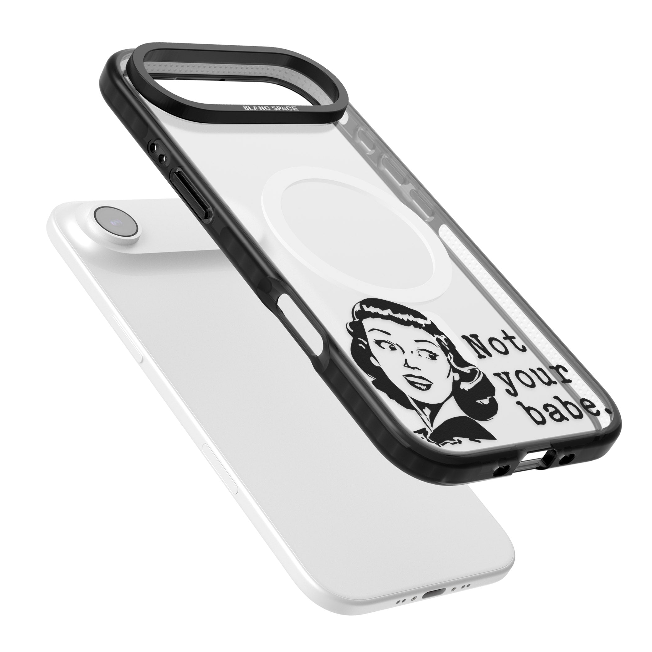 Not Your Babe iPhone 17 Air Impact Pro Black Phone Case Colours