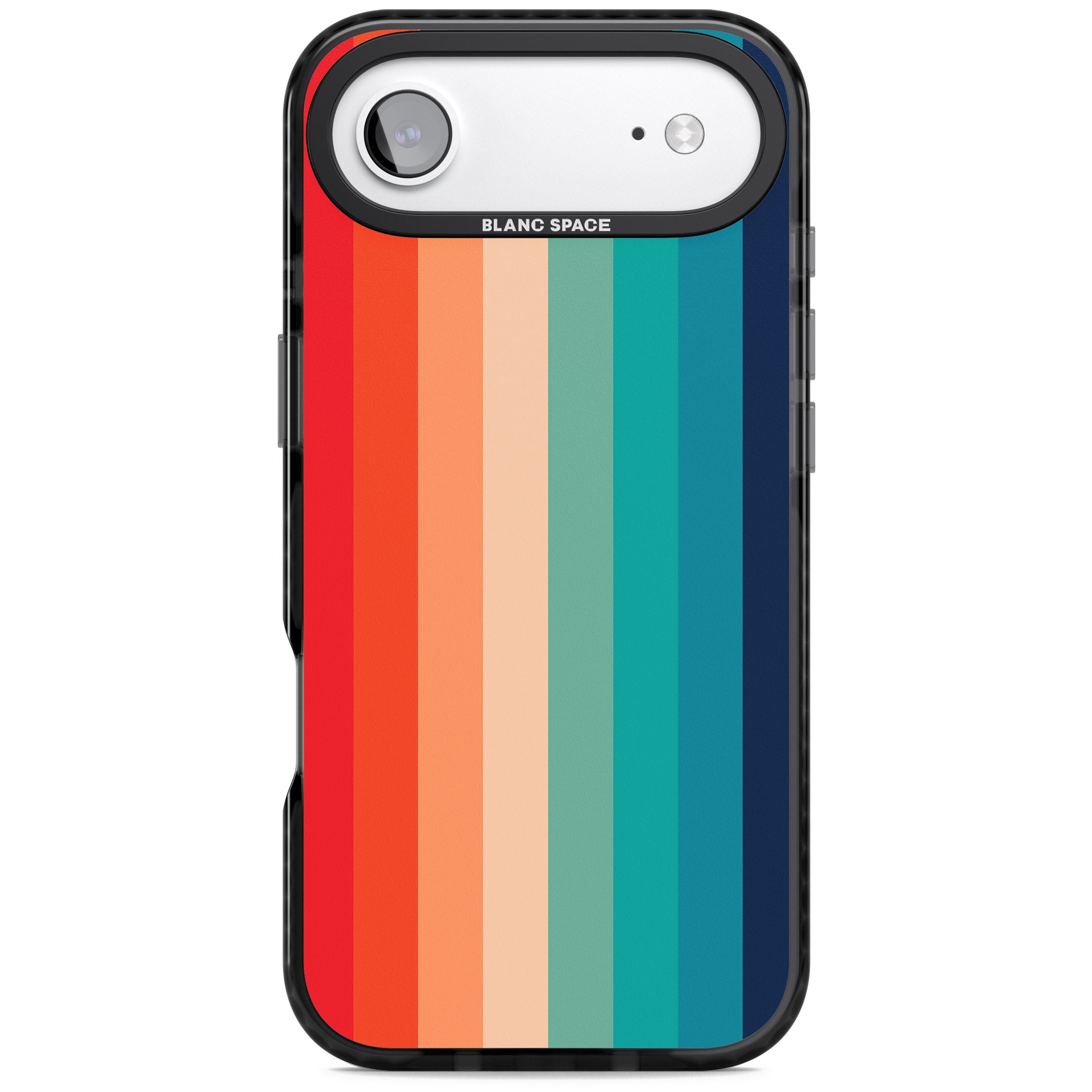 Retro 70'S Colour Palette iPhone 17 Air Impact Pro Black Phone Case
