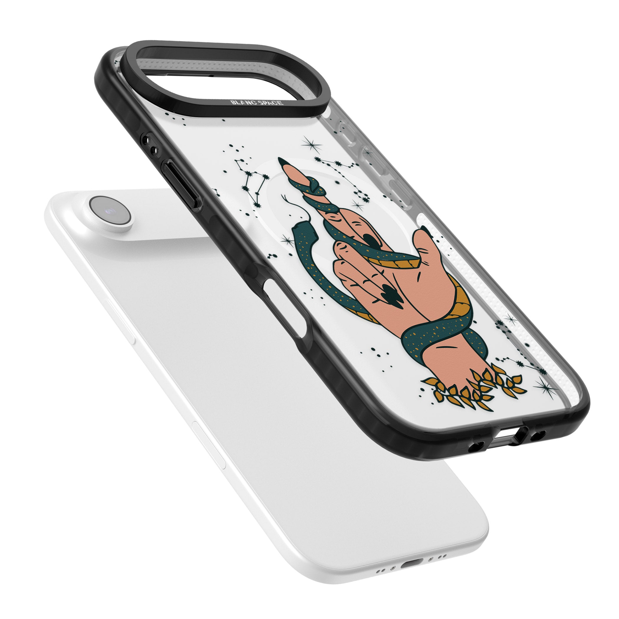 Snakes, Stars And Cynicism iPhone 17 Air Impact Pro Black Phone Case Colours