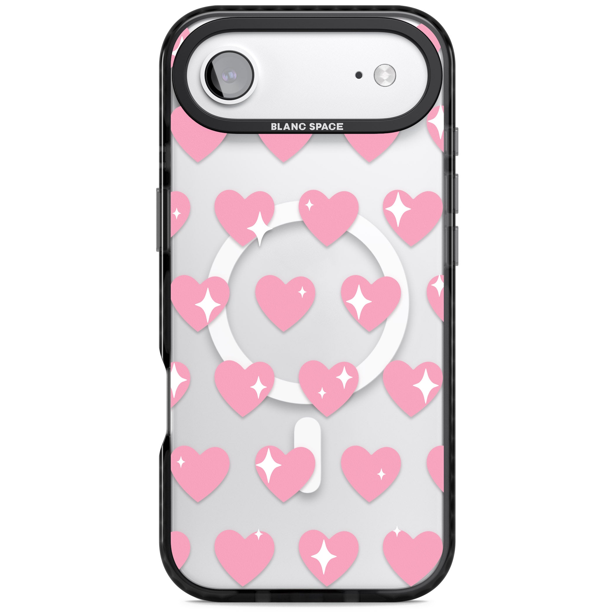 Sweet Hearts iPhone 17 Air Impact Pro Black Phone Case