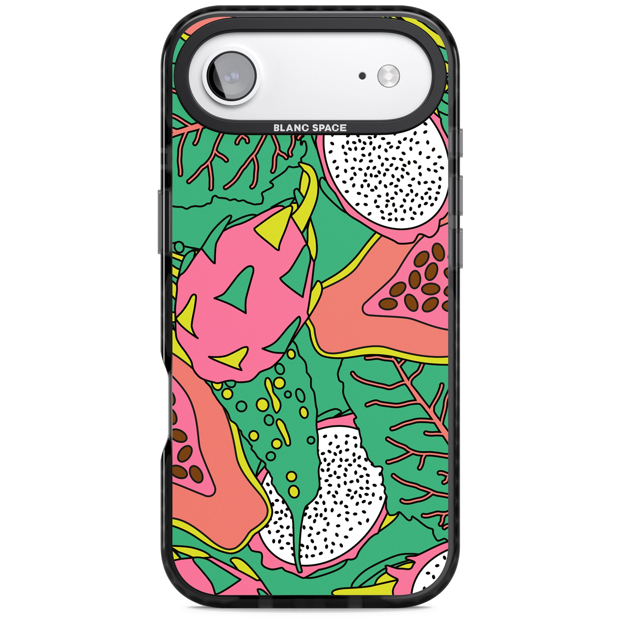 Psychedelic Salad iPhone 17 Air Impact Pro Black Phone Case