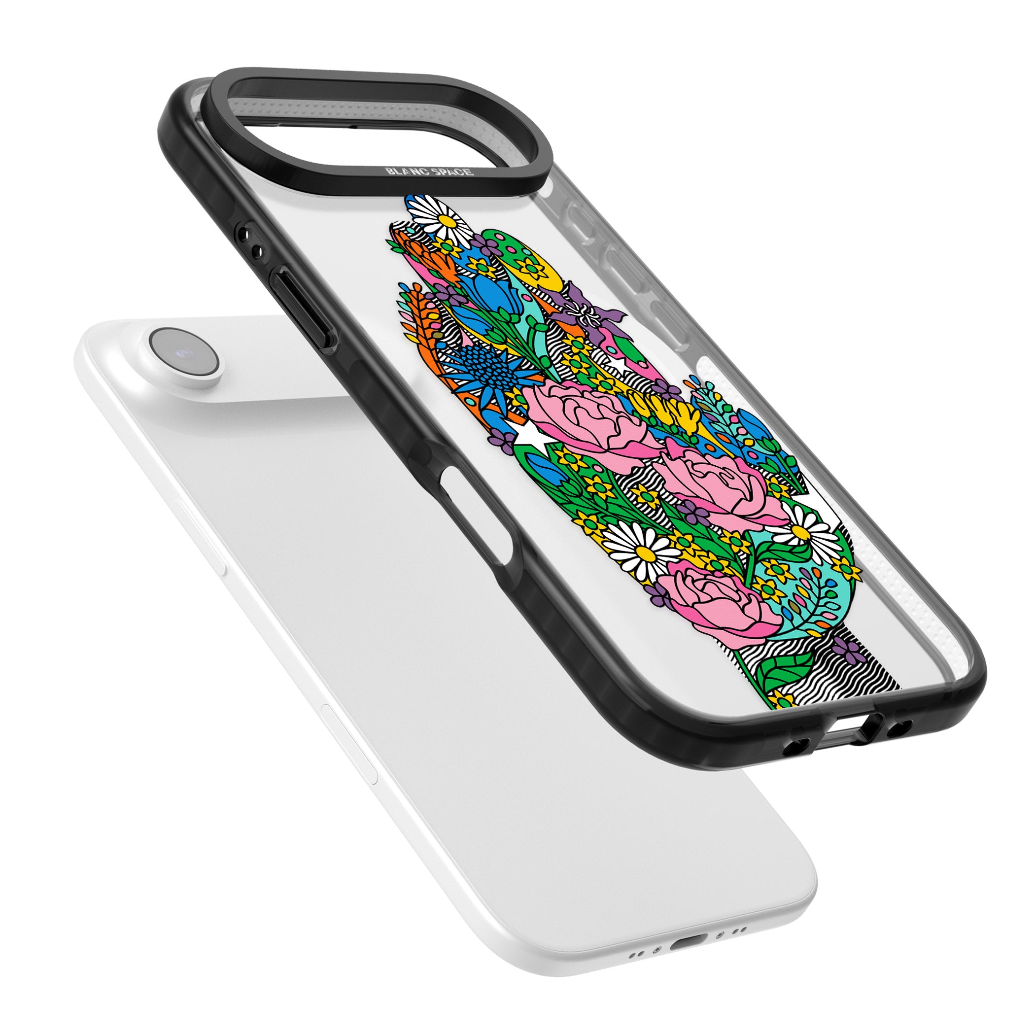 Garden Touch iPhone 17 Air Impact Pro Black Phone Case Colours