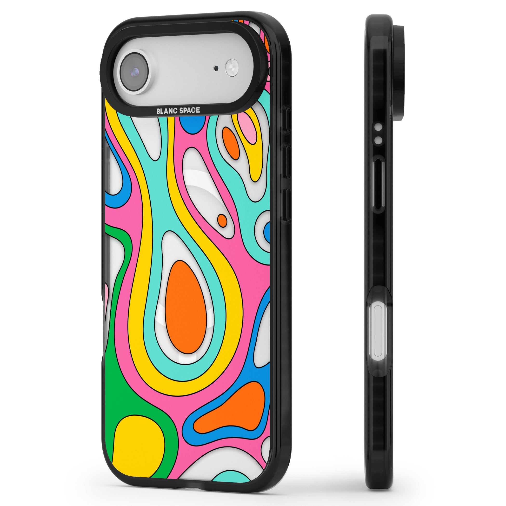 Dreams & Grooves iPhone 17 Air Impact Pro Black Phone Case Side Profile