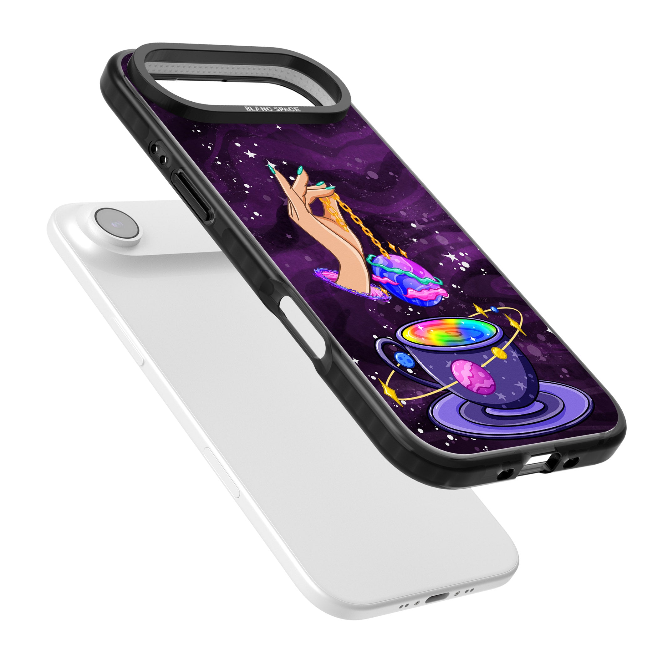 Space Tea iPhone 17 Air Impact Pro Black Phone Case Colours