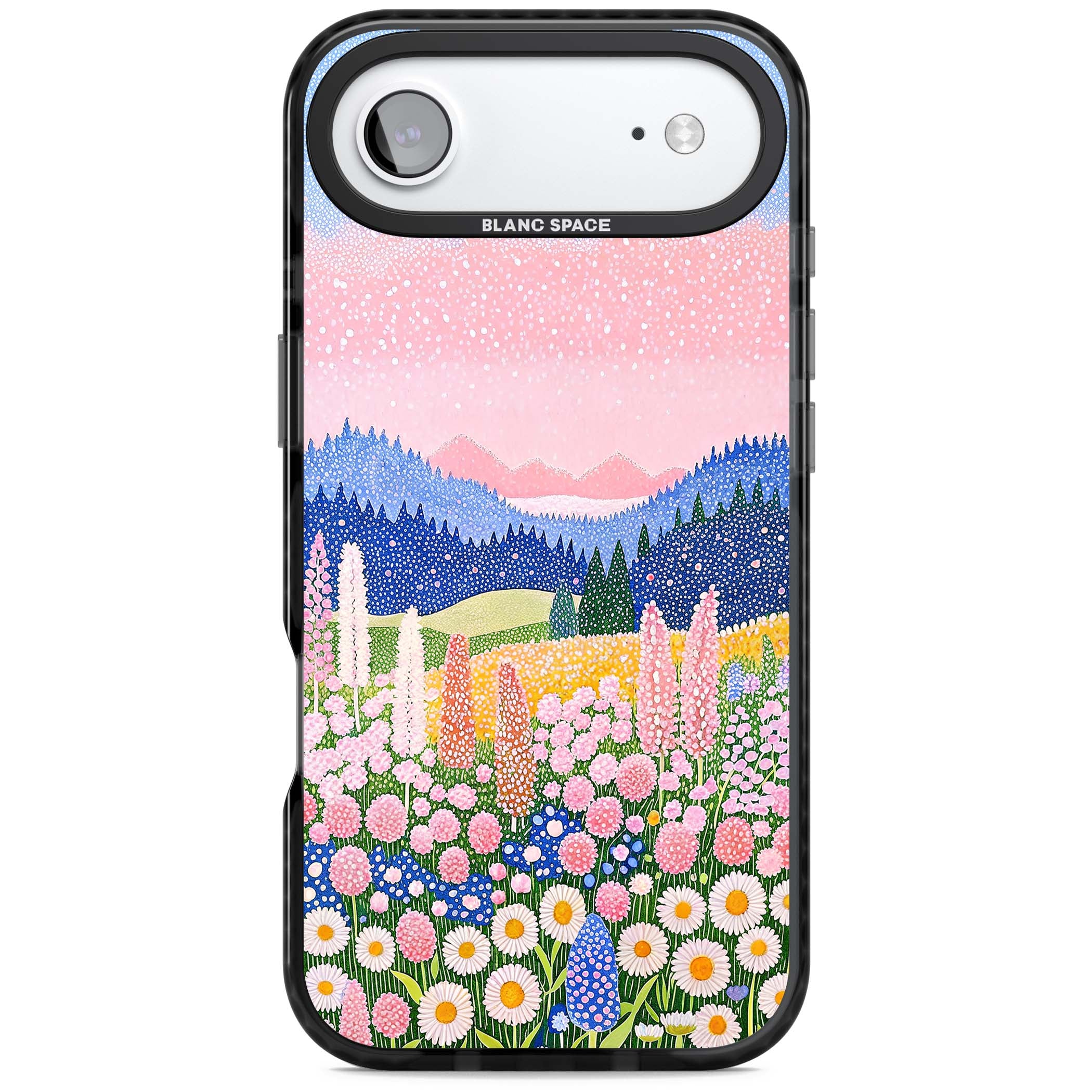 Valley Horizon cottagecore iPhone case | Black Impact Magsafe case for iPhone Air