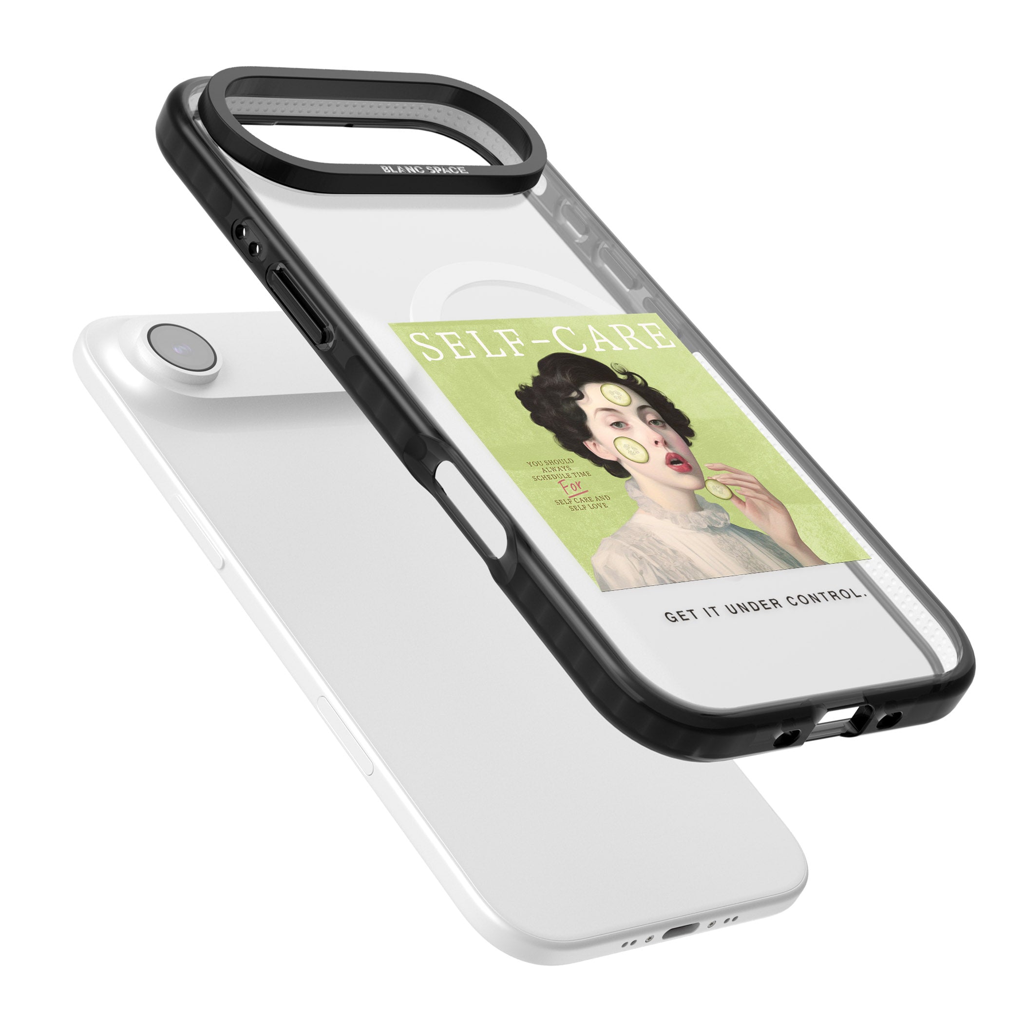 Self Care iPhone 17 Air Impact Pro Black Phone Case Colours