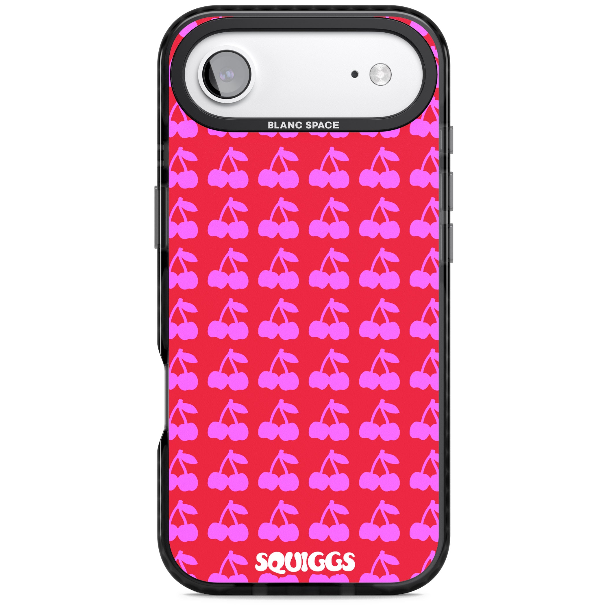 Red Cherries iPhone 17 Air Impact Pro Black Phone Case