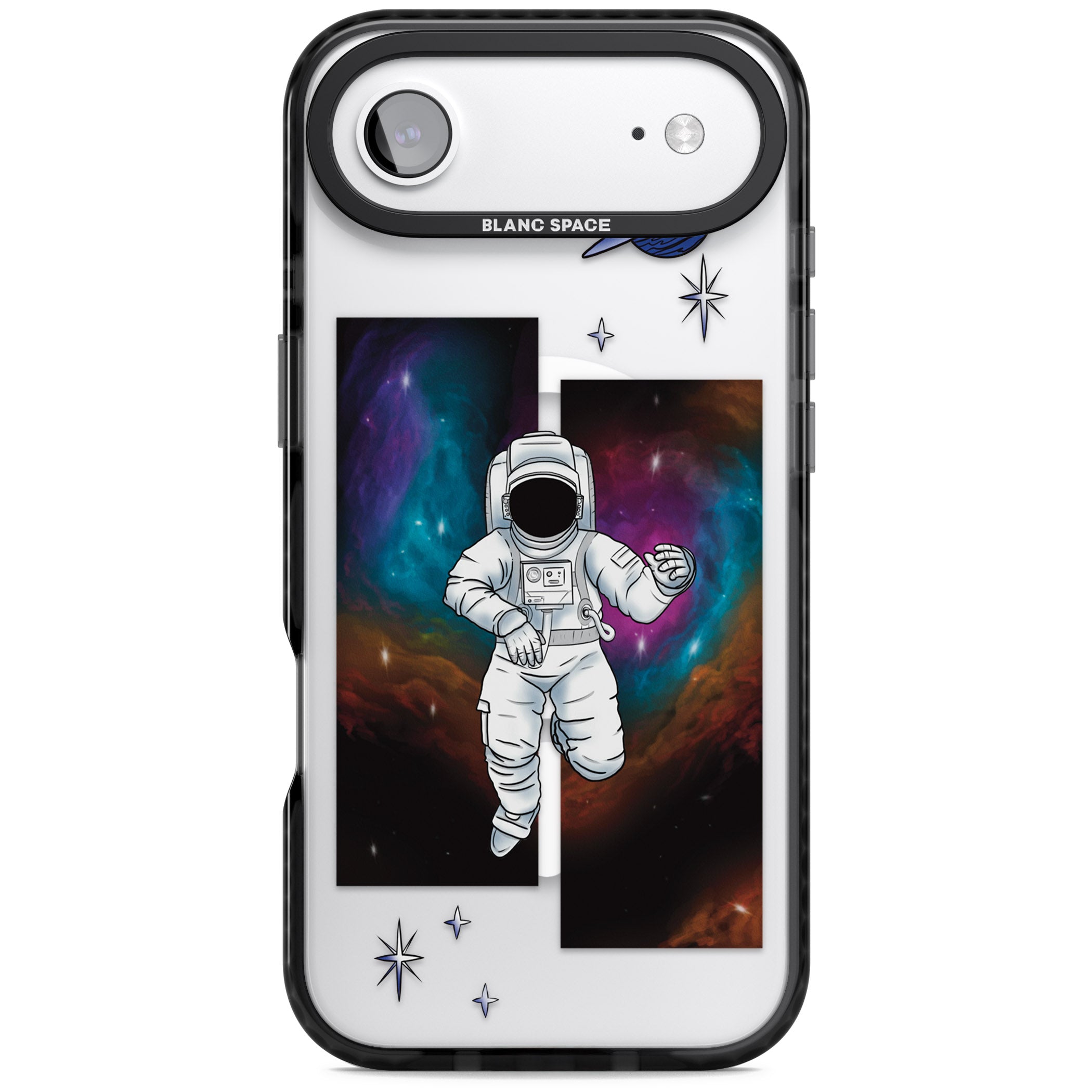 Escape The Nebula iPhone 17 Air Impact Pro Black Phone Case