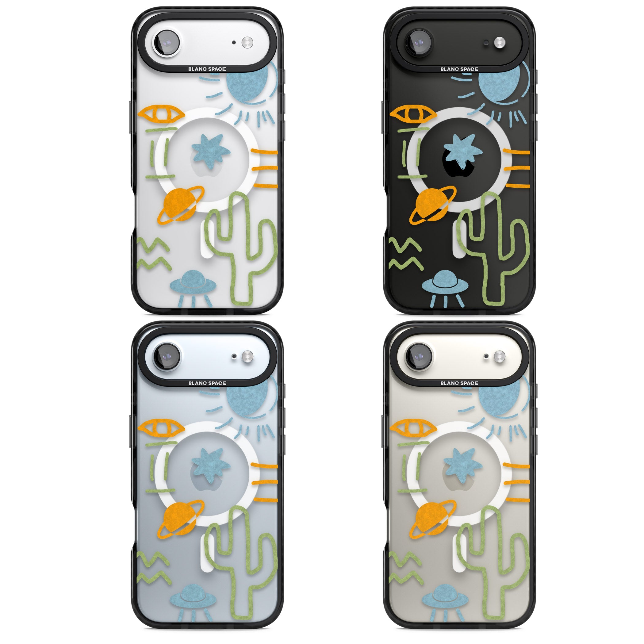 Summer Heat iPhone 17 Air Impact Pro Black Phone Case APT Impact Protection