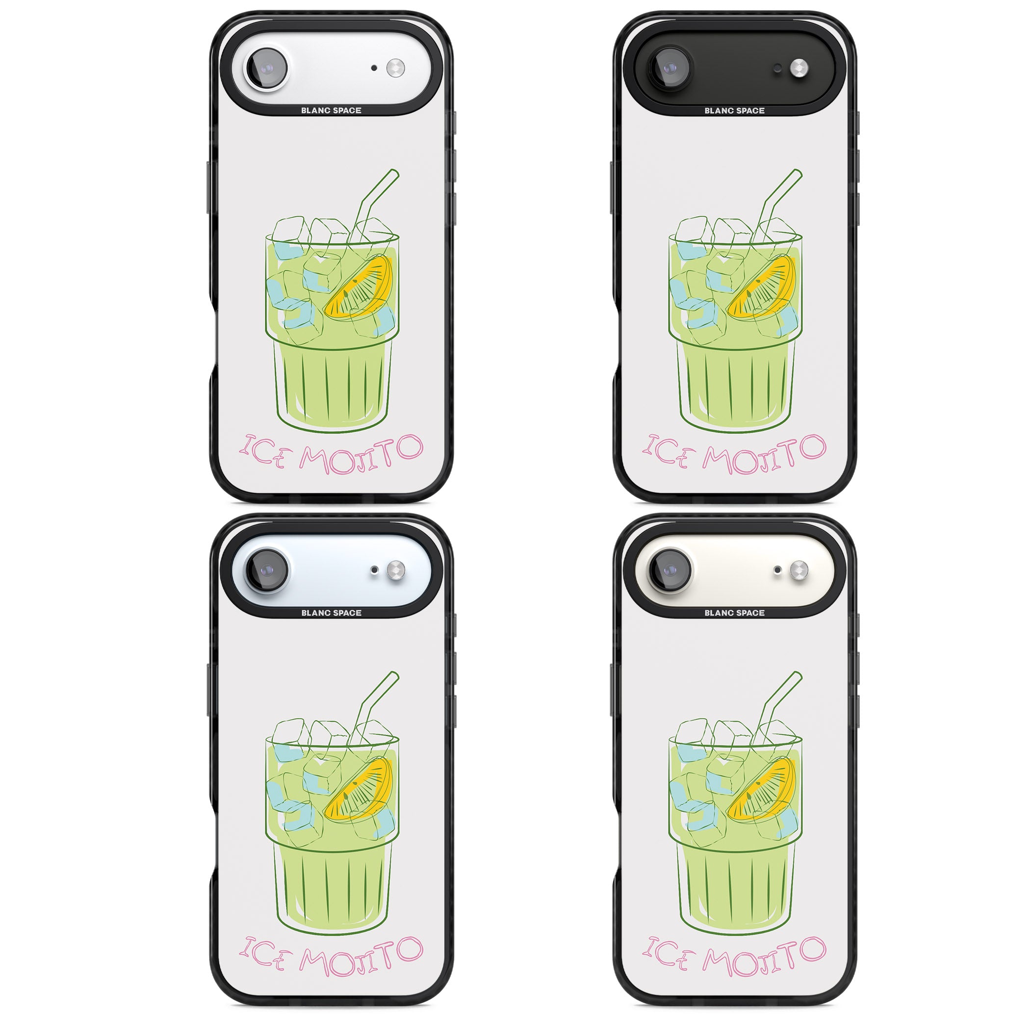 Ice Mojito iPhone 17 Air Impact Pro Black Phone Case APT Impact Protection