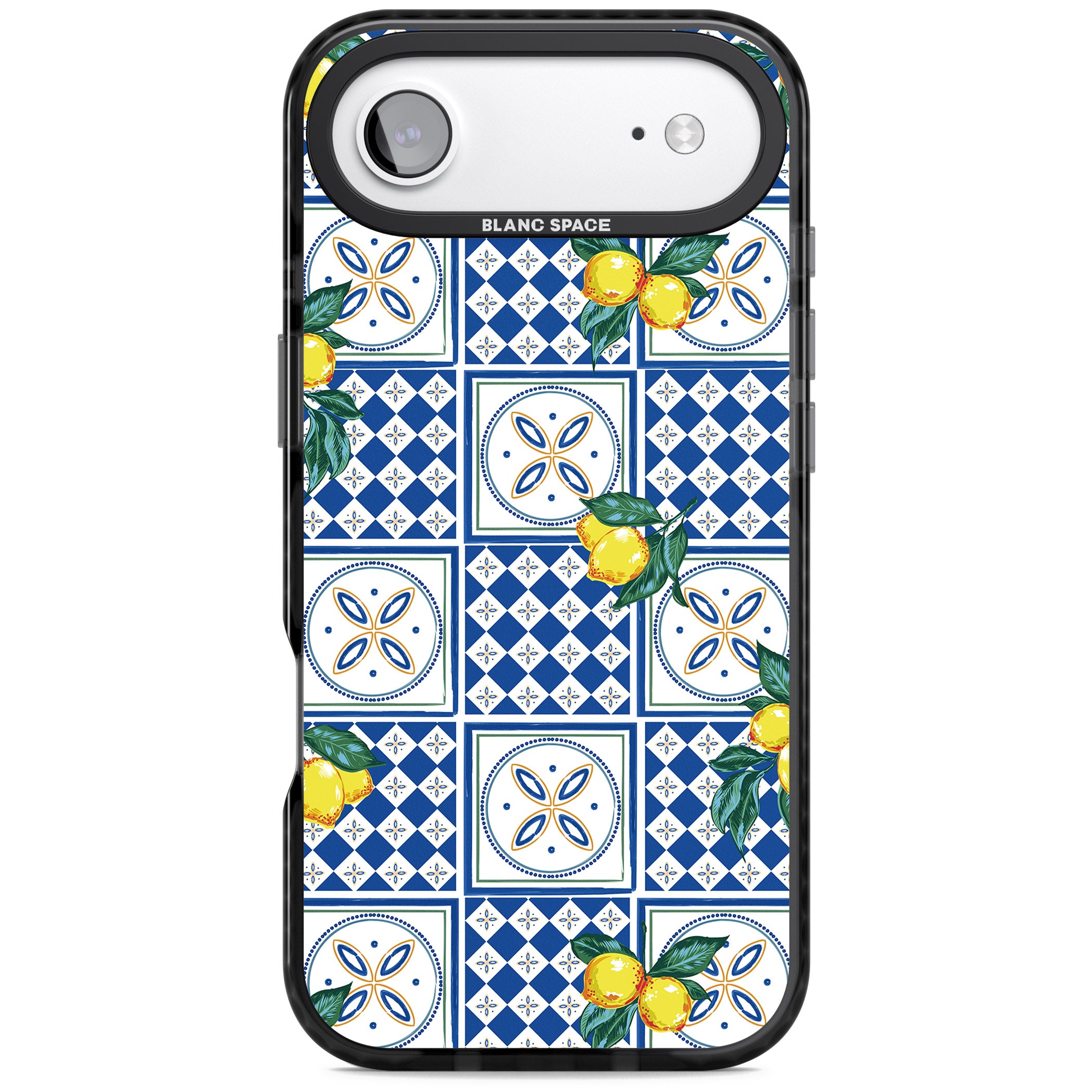 Lemon Tiles iPhone 17 Air Impact Pro Black Phone Case