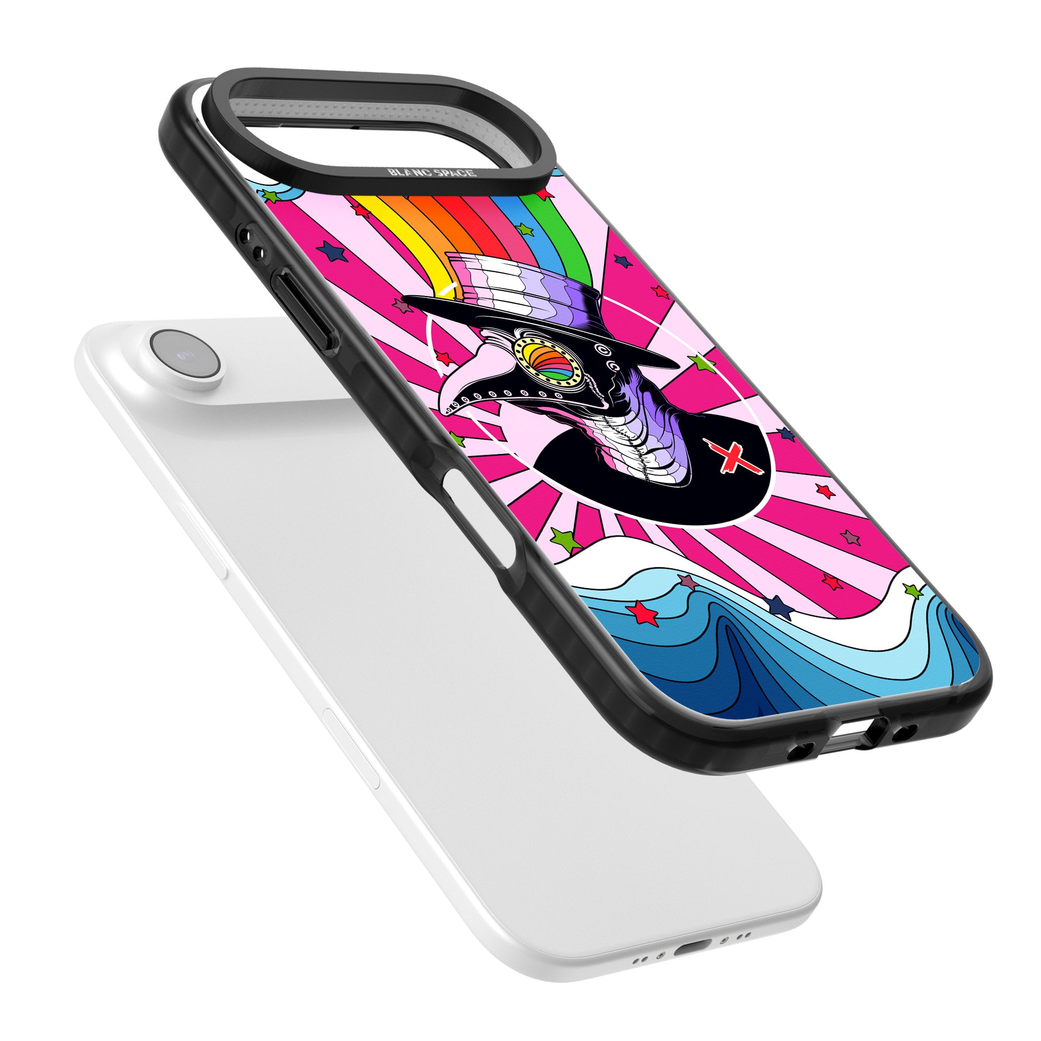 Plague Doctor Passion iPhone 17 Air Impact Pro Black Phone Case Colours