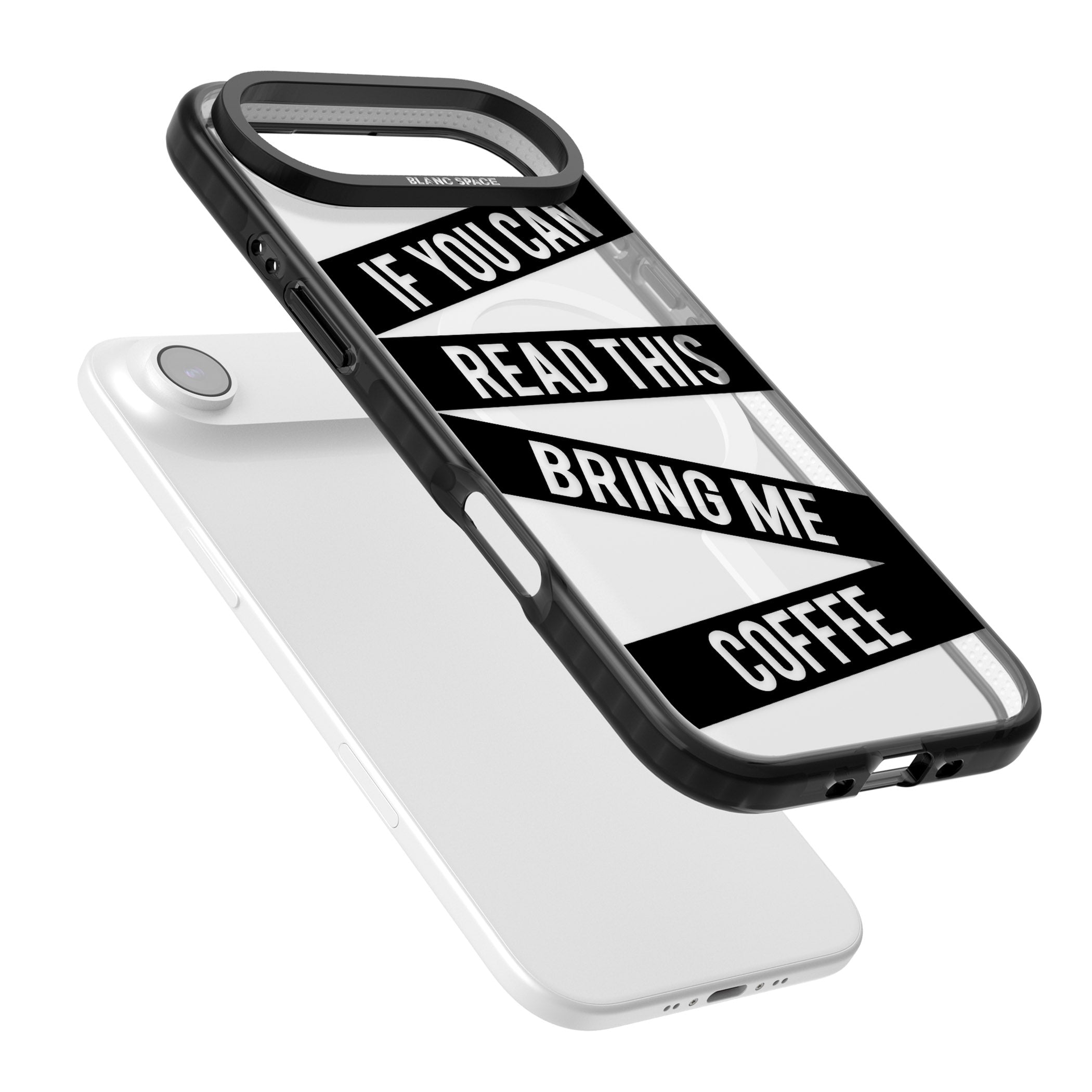Bring Me Coffee iPhone 17 Air Impact Pro Black Phone Case Colours