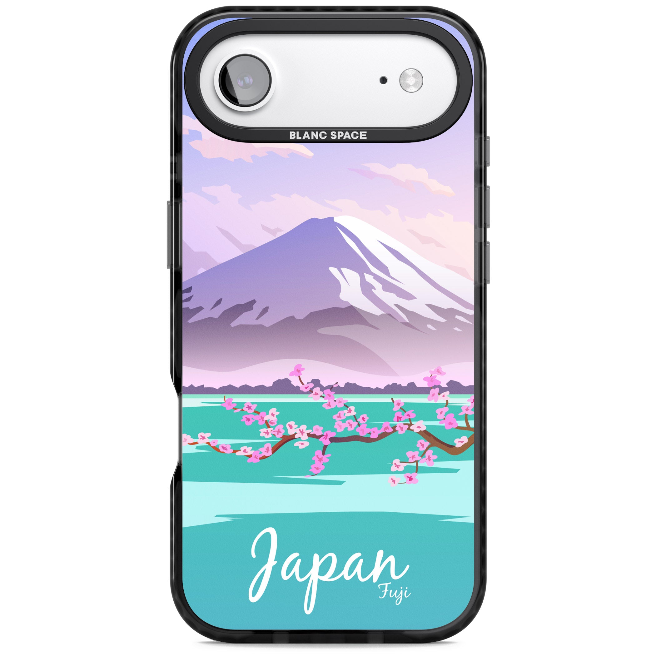 Vintage Travel Poster Japan iPhone 17 Air Impact Pro Black Phone Case