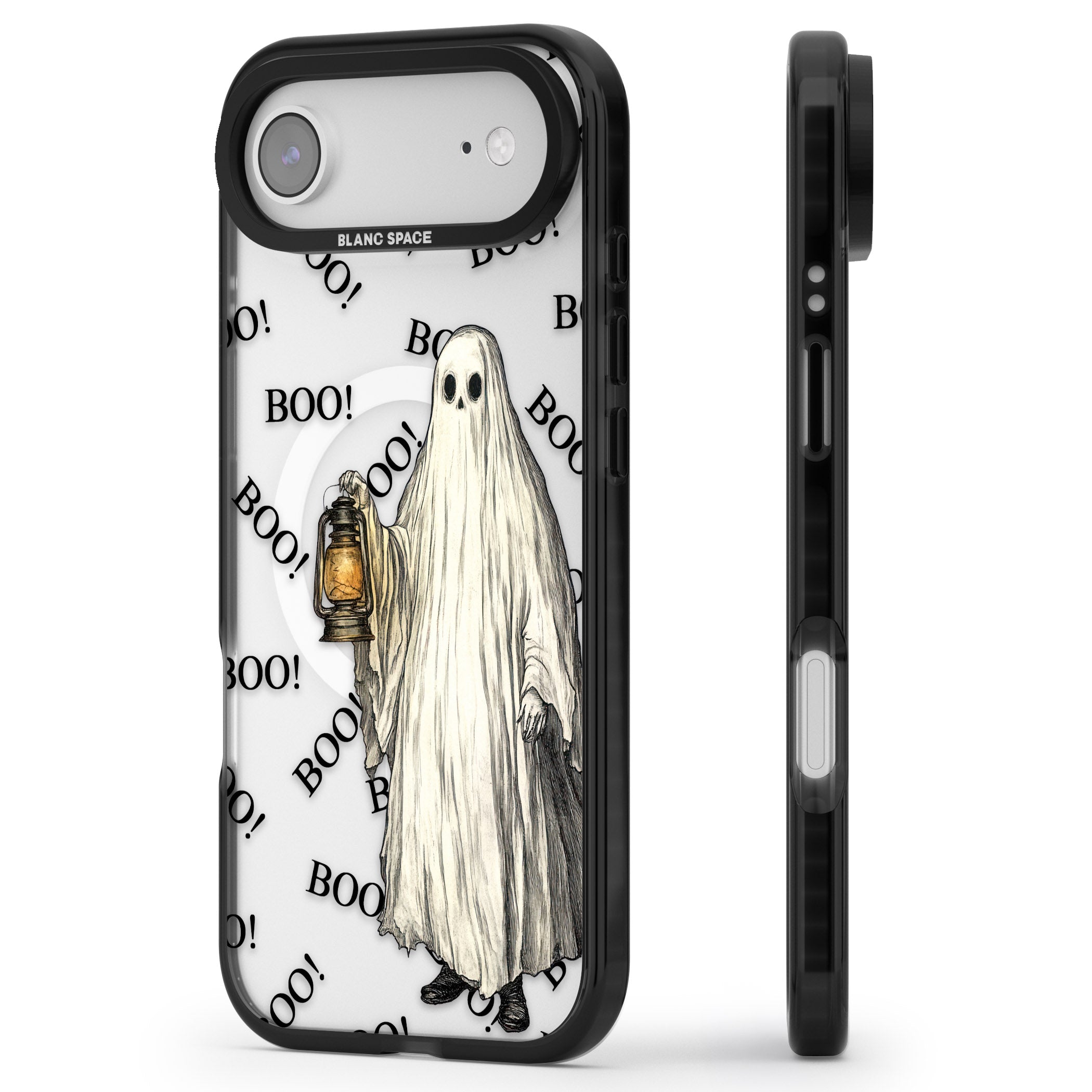 Light The Way iPhone 17 Air Impact Pro Black Phone Case Side Profile