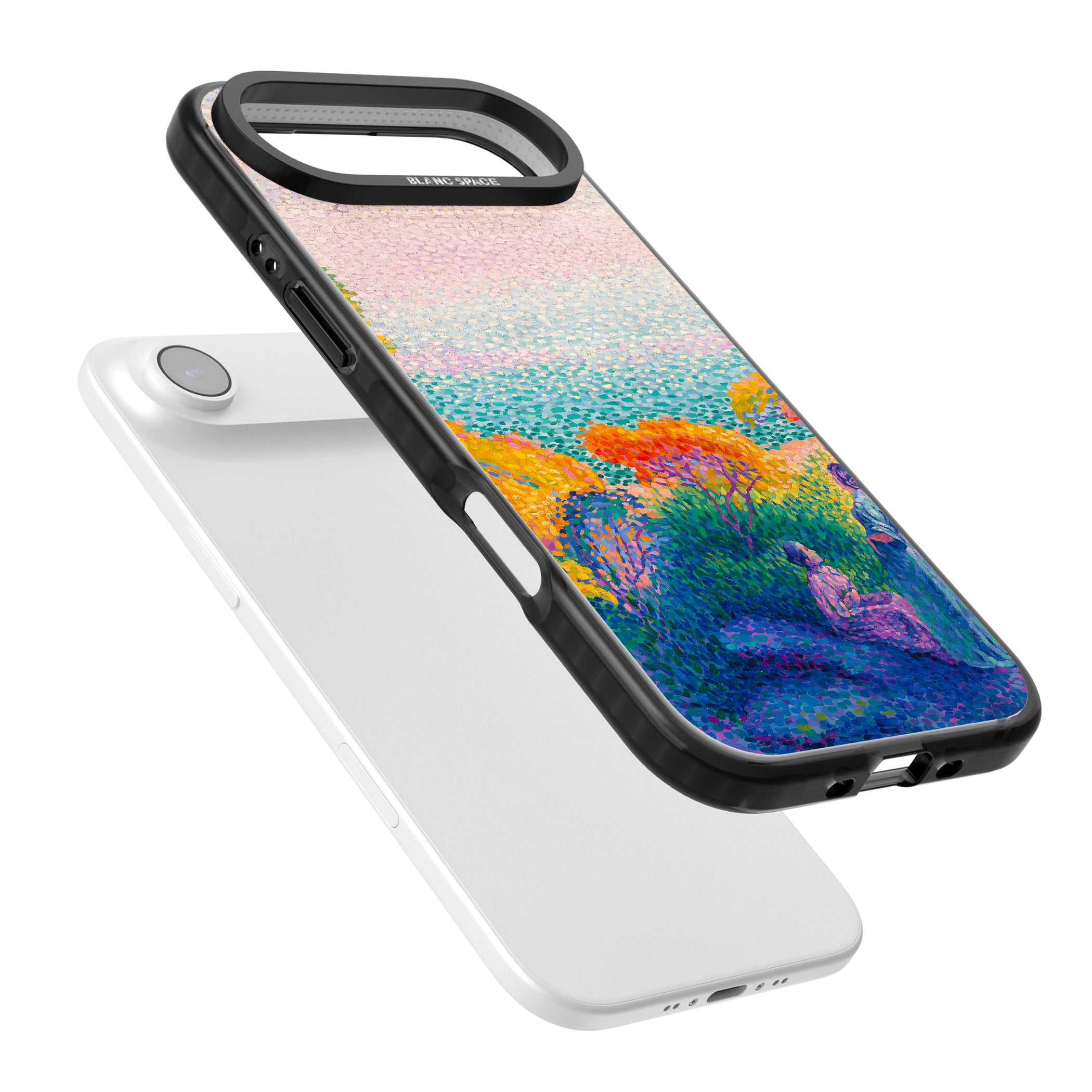 Two Women by the Shore iPhone 17 Air Impact Pro Black Phone Case Colours