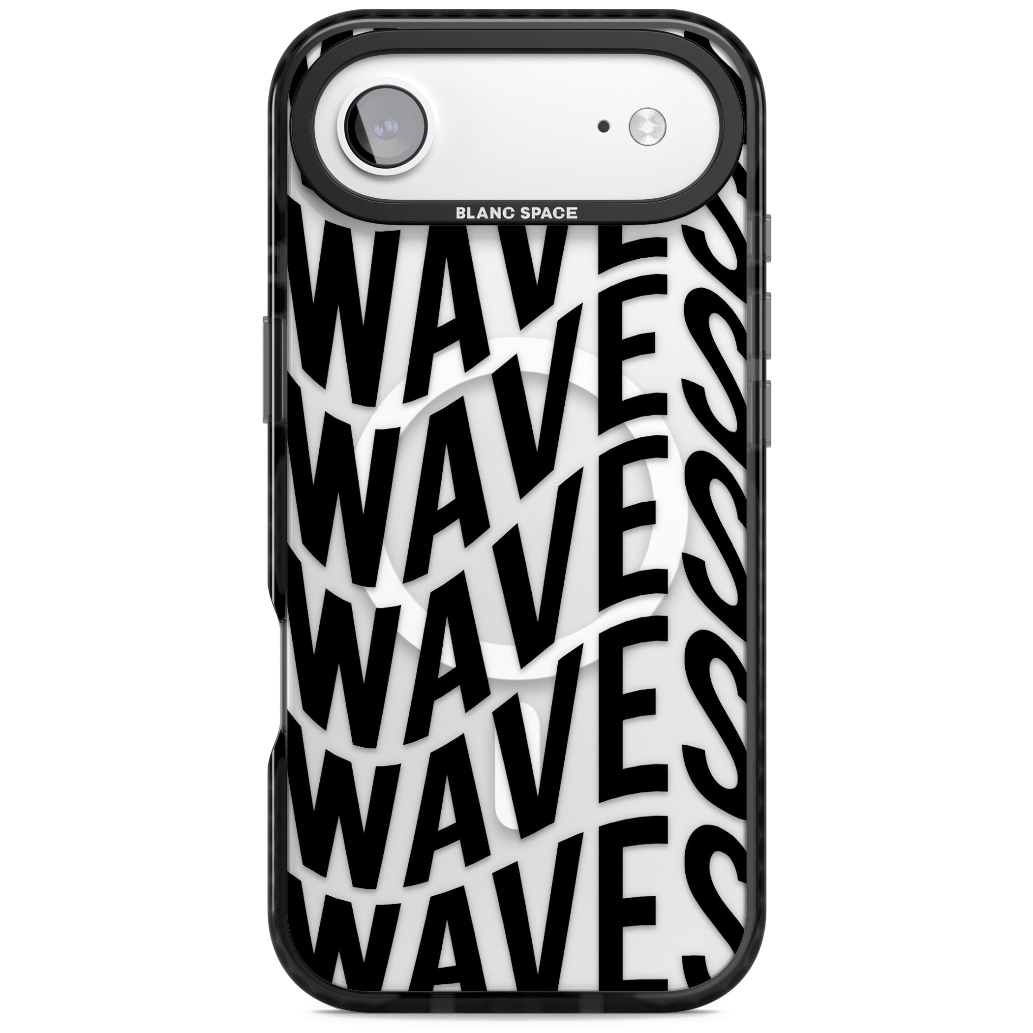 Waves iPhone 17 Air Impact Pro Black Phone Case