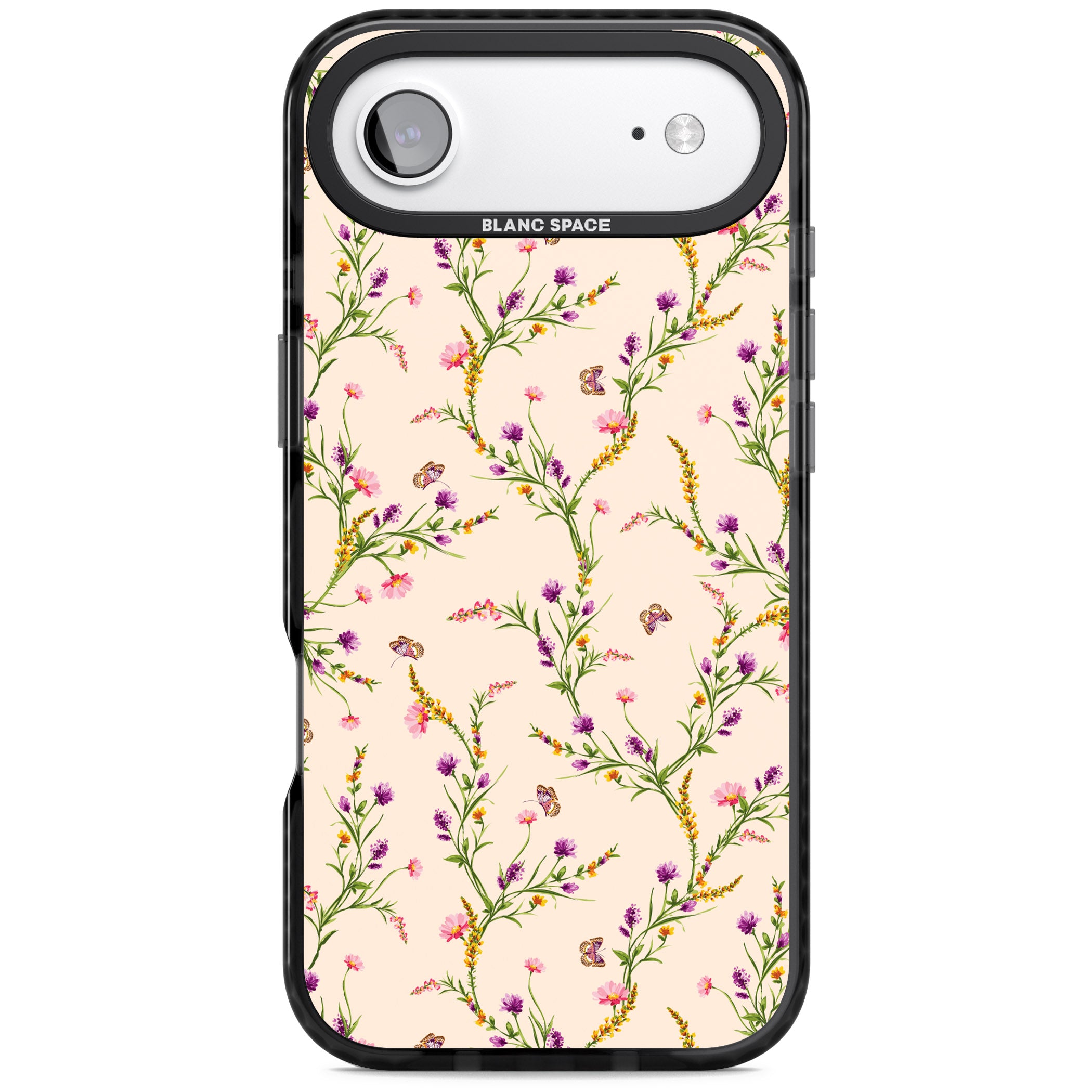 Meadow Wildflowers iPhone 17 Air Impact Pro Black Phone Case