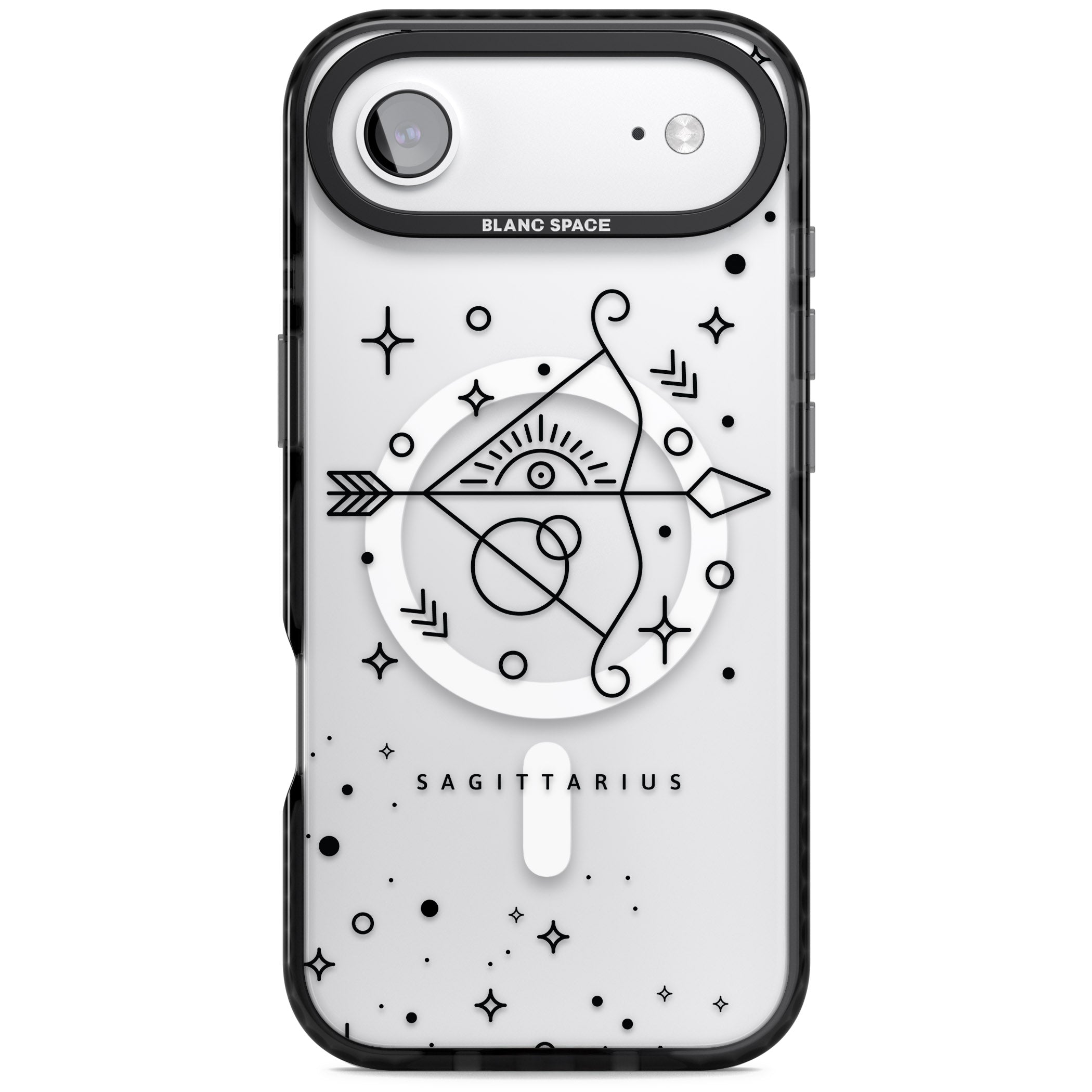 Sagittarius Arcane iPhone 17 Air Impact Pro Black Phone Case