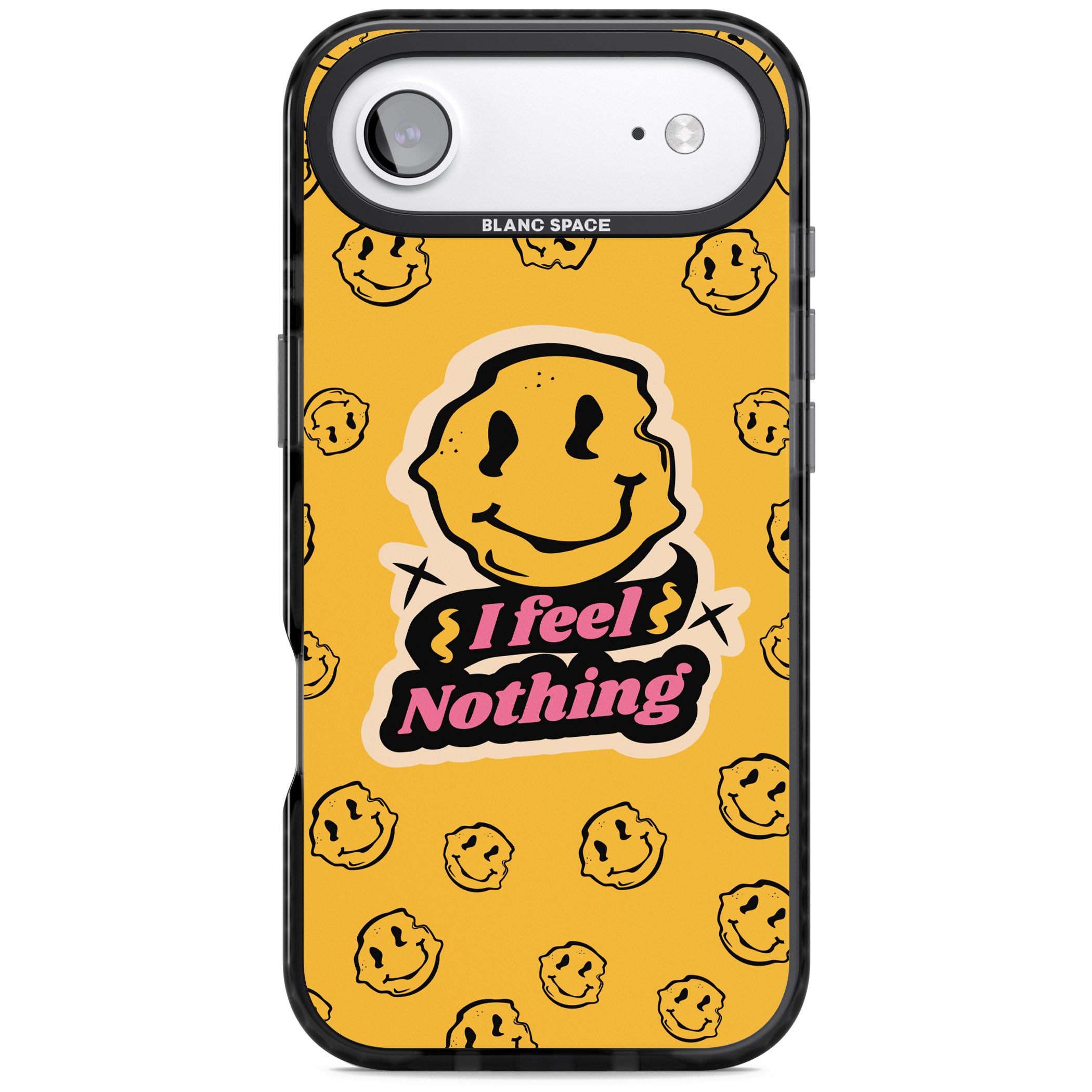 I Feel Nothing iPhone 17 Air Impact Black Phone Case