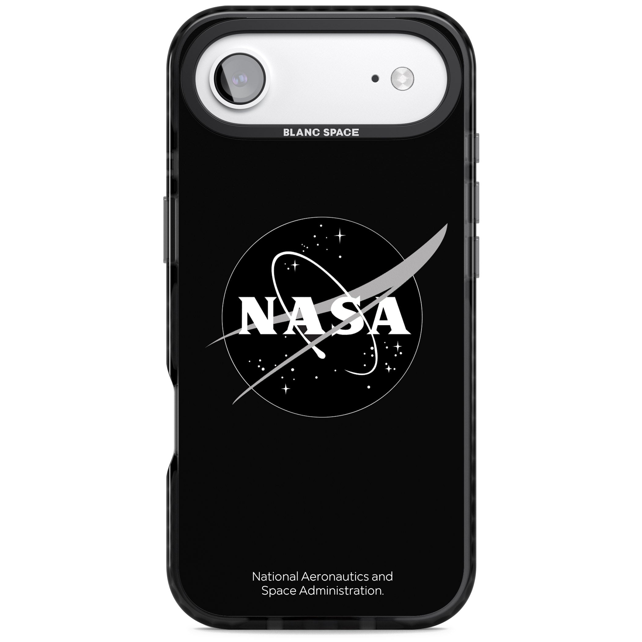 Dark Nasa Meatball iPhone 17 Air Impact Black Phone Case