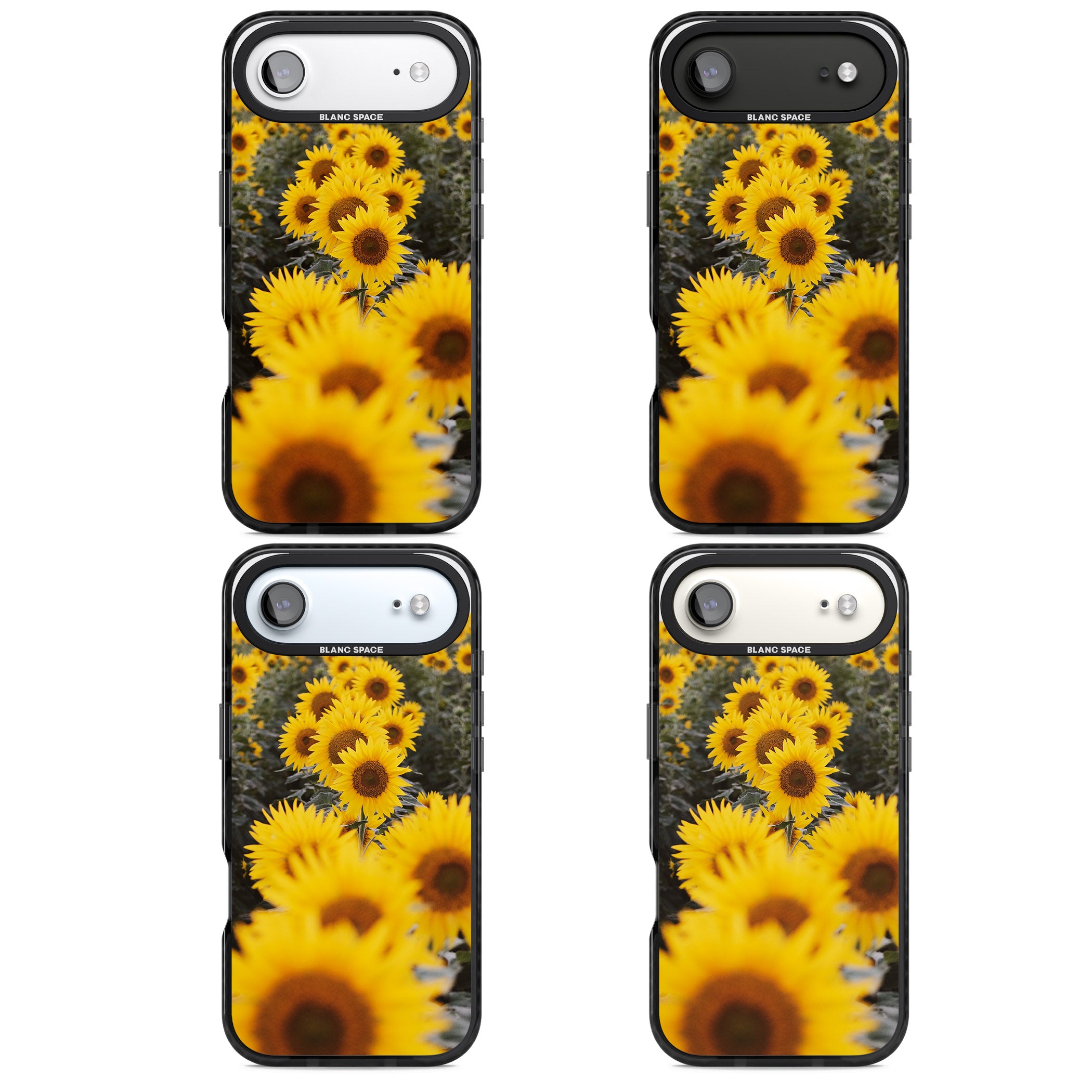 Sunflower Field iPhone 17 Air Impact Black Phone Case APT Impact Protection