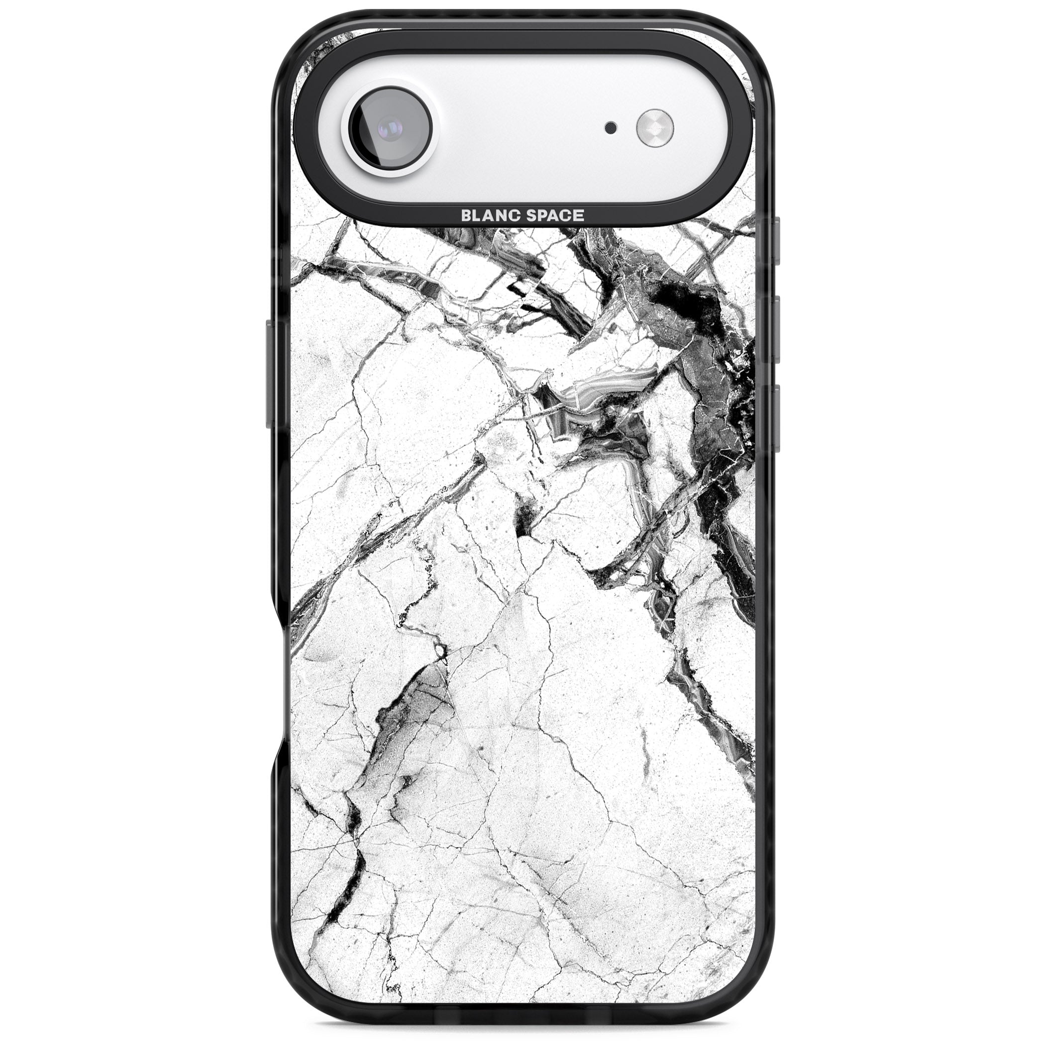 Storm Marble iPhone 17 Air Impact Black Phone Case
