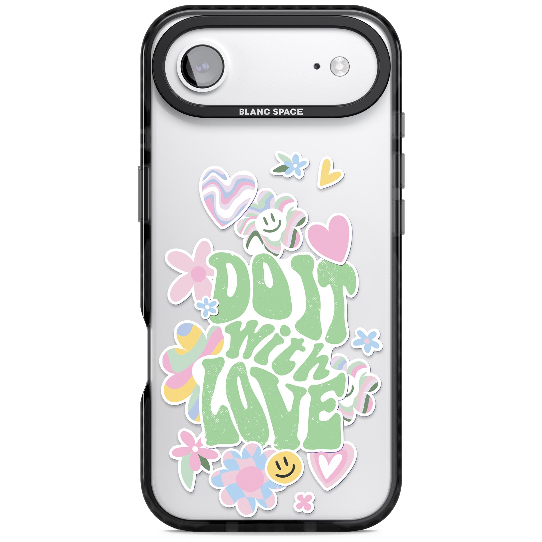 Do It With Love iPhone 17 Air Impact Black Phone Case