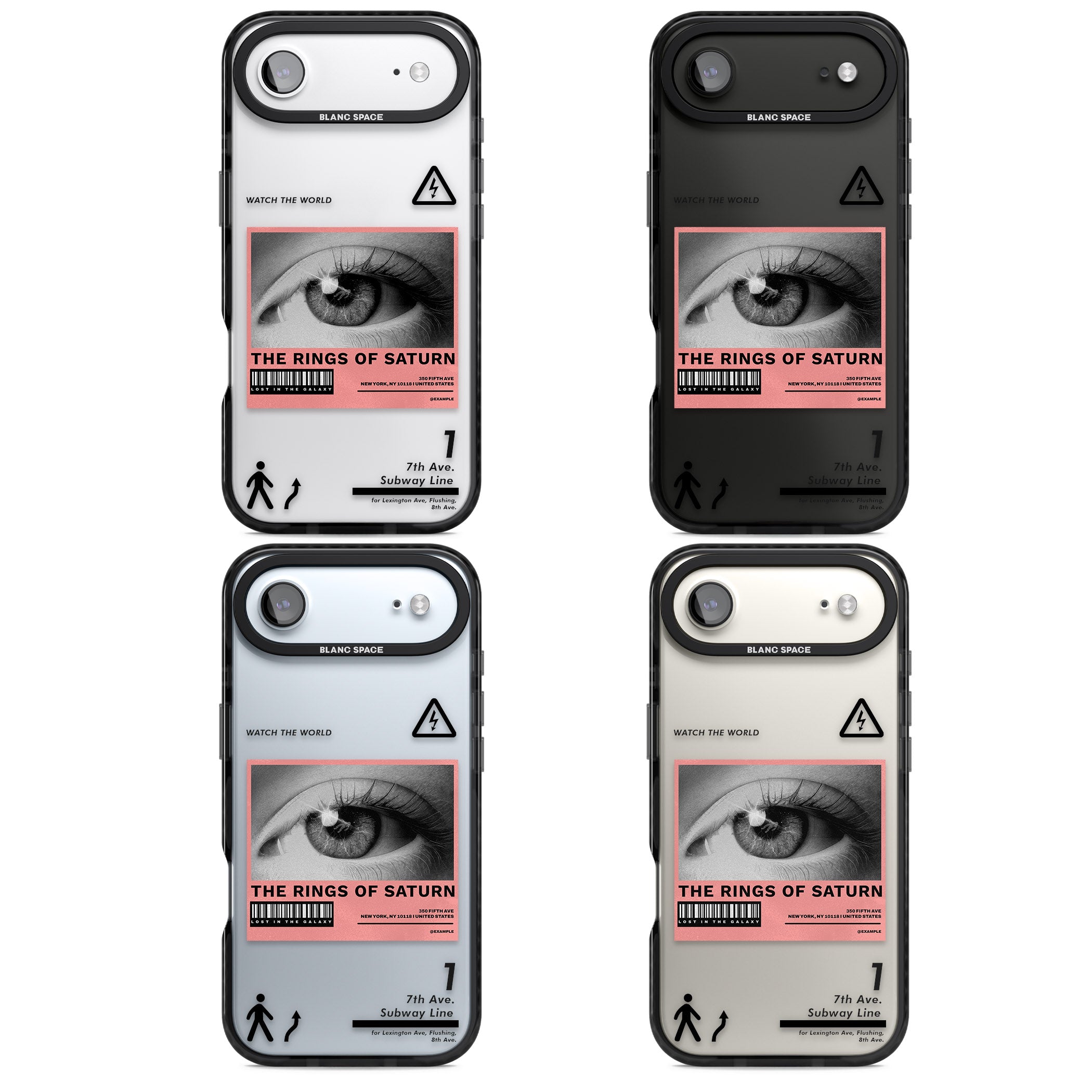 Watch The World iPhone 17 Air Impact Black Phone Case APT Impact Protection