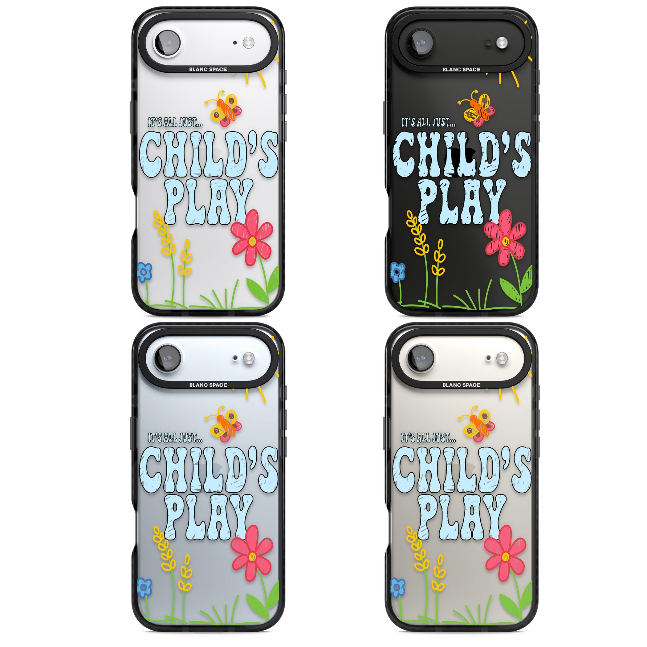 Child'S Play iPhone 17 Air Impact Black Phone Case APT Impact Protection