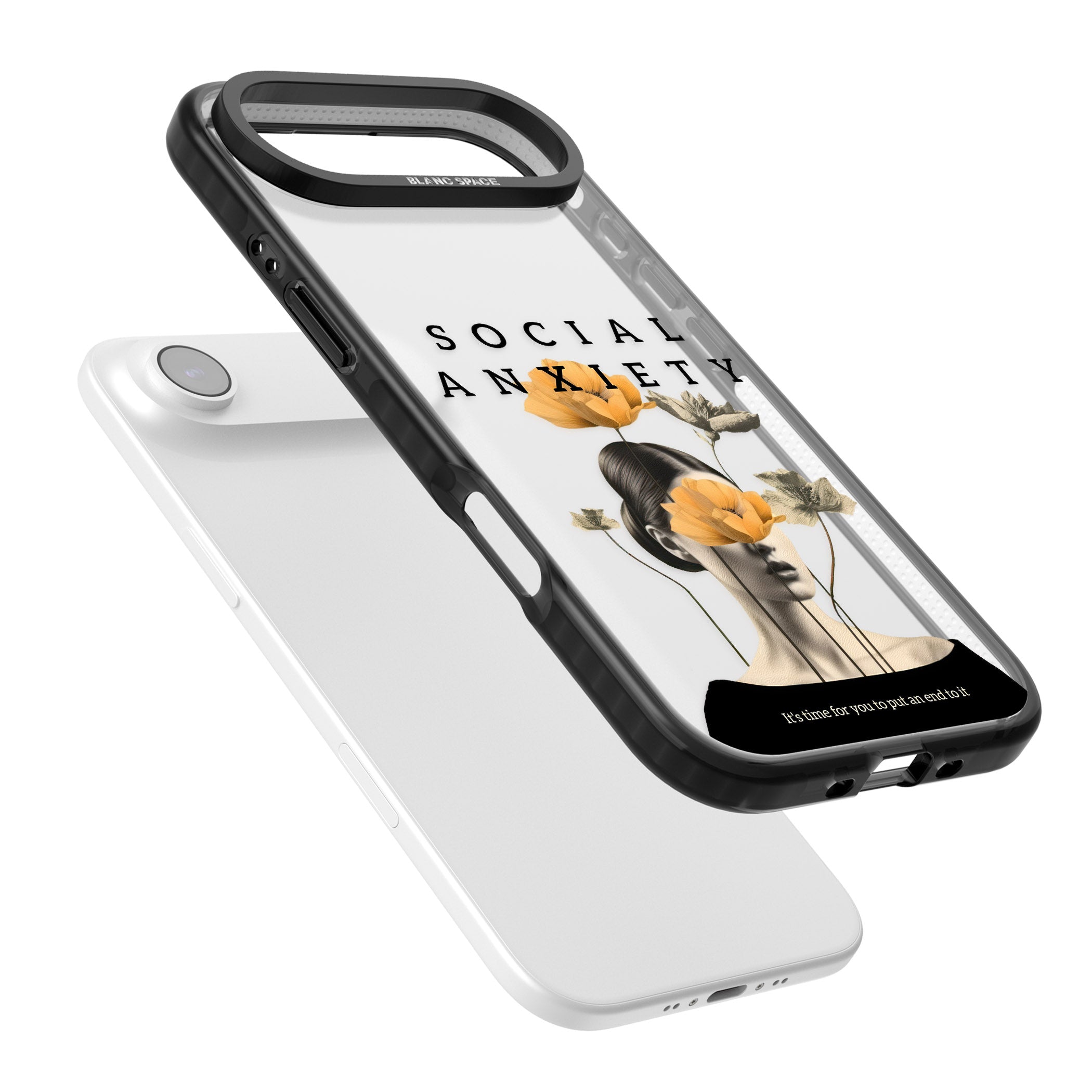 Social Anxiety iPhone 17 Air Impact Black Phone Case Colours