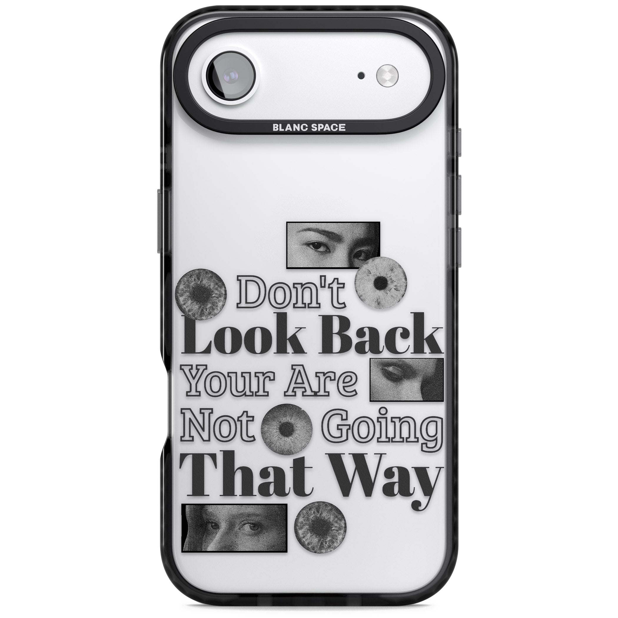 Dont Look Back iPhone 17 Air Impact Black Phone Case