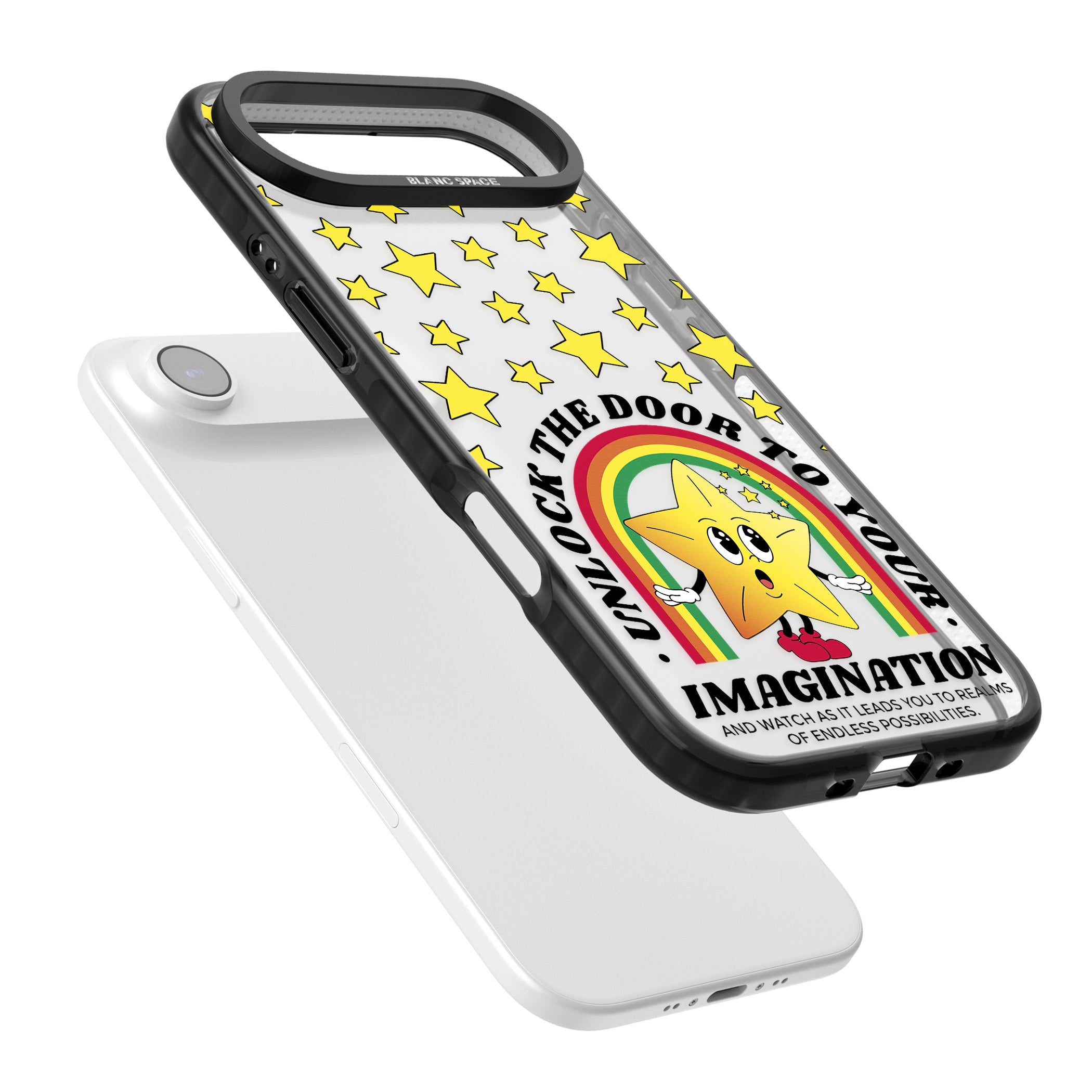 Imagination iPhone 17 Air Impact Black Phone Case Colours