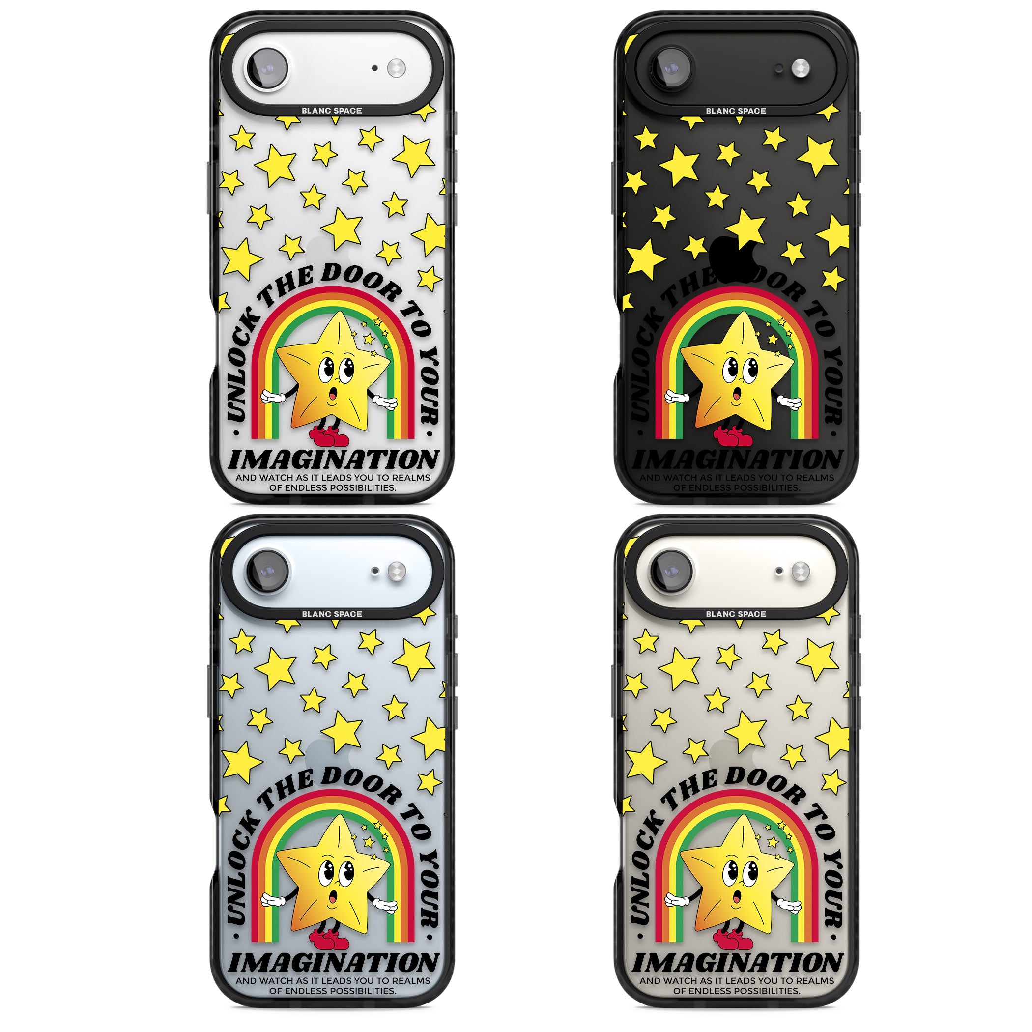 Imagination iPhone 17 Air Impact Black Phone Case APT Impact Protection