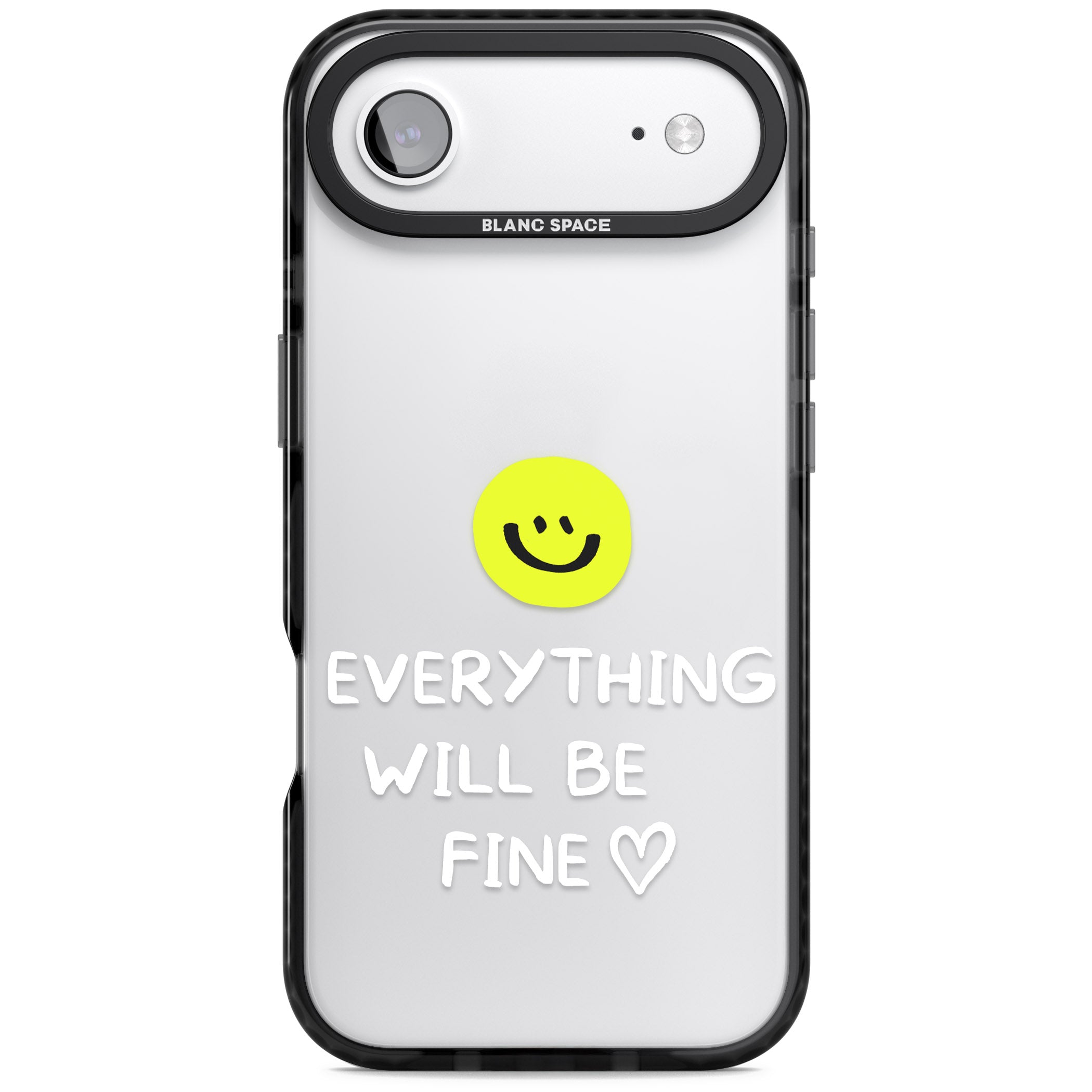 Everything Will Be Fine iPhone 17 Air Impact Black Phone Case