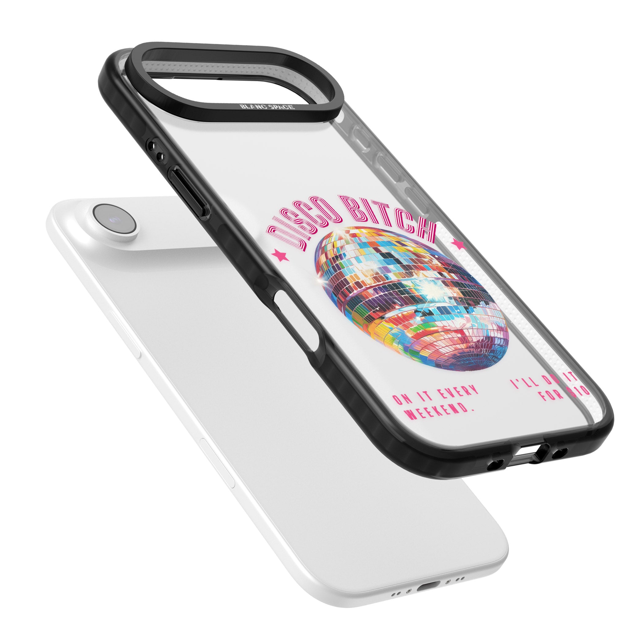 Disco B Tch iPhone 17 Air Impact Black Phone Case Colours