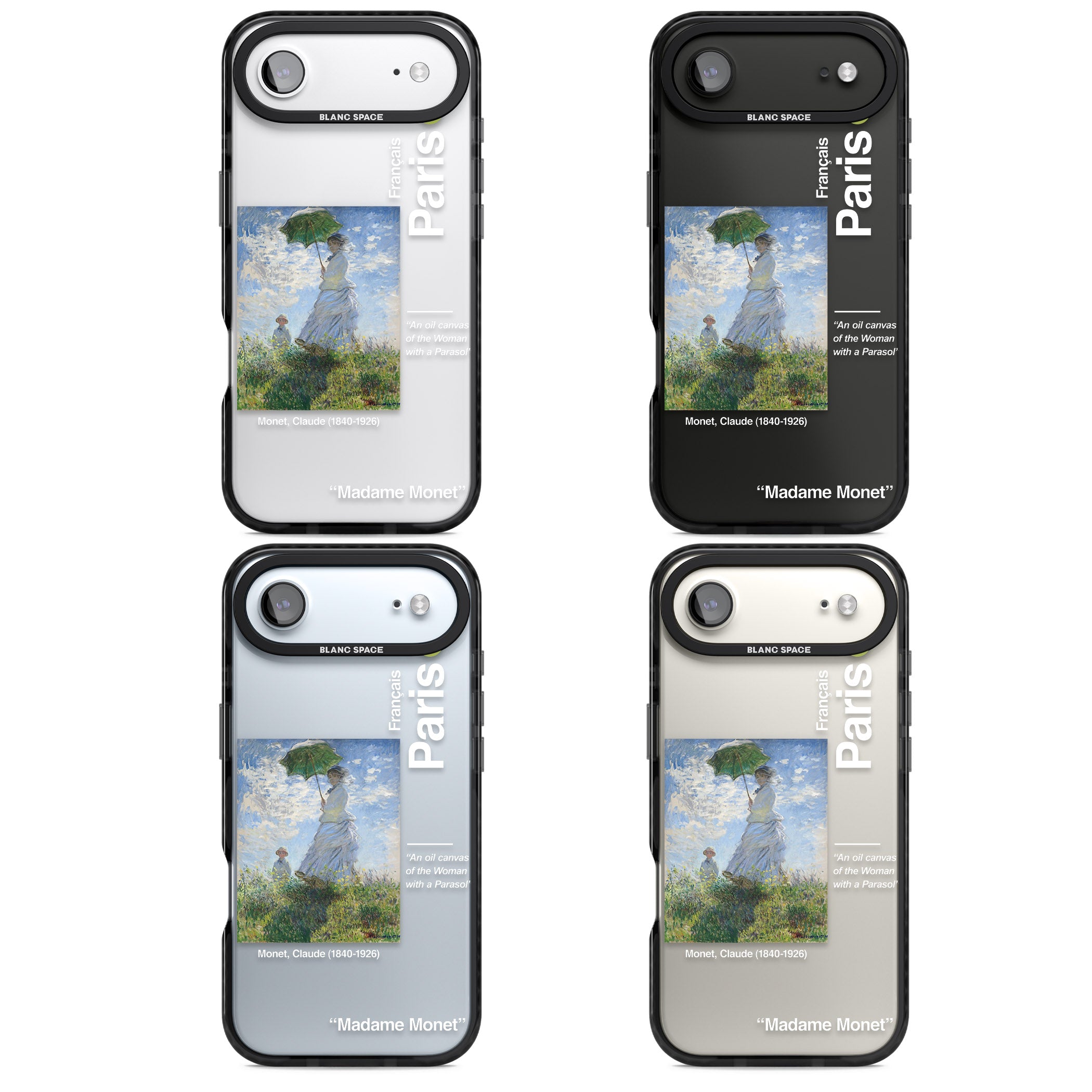 Madame Monet And Her Son iPhone 17 Air Impact Black Phone Case APT Impact Protection