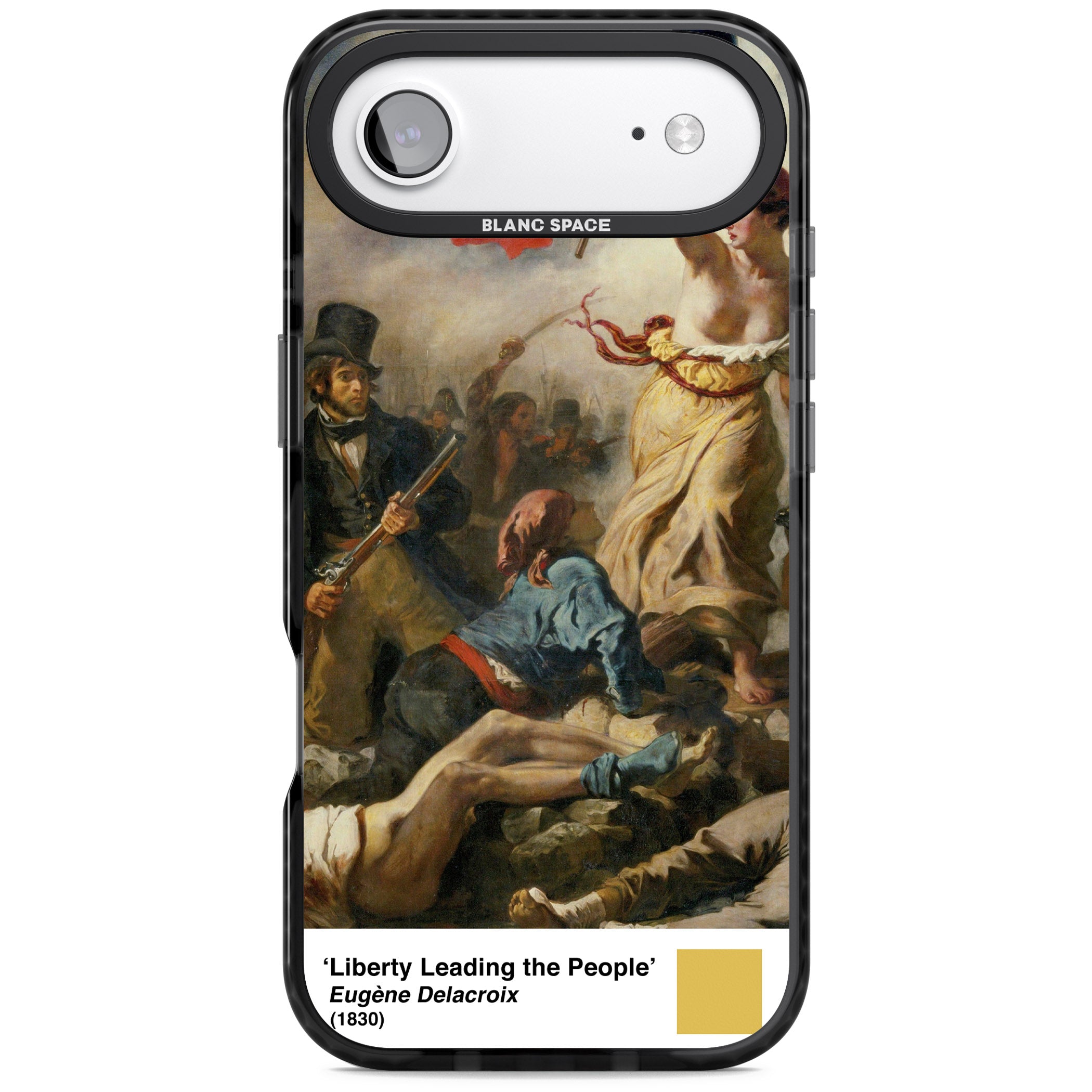 Liberty Leading The People iPhone 17 Air Impact Black Phone Case