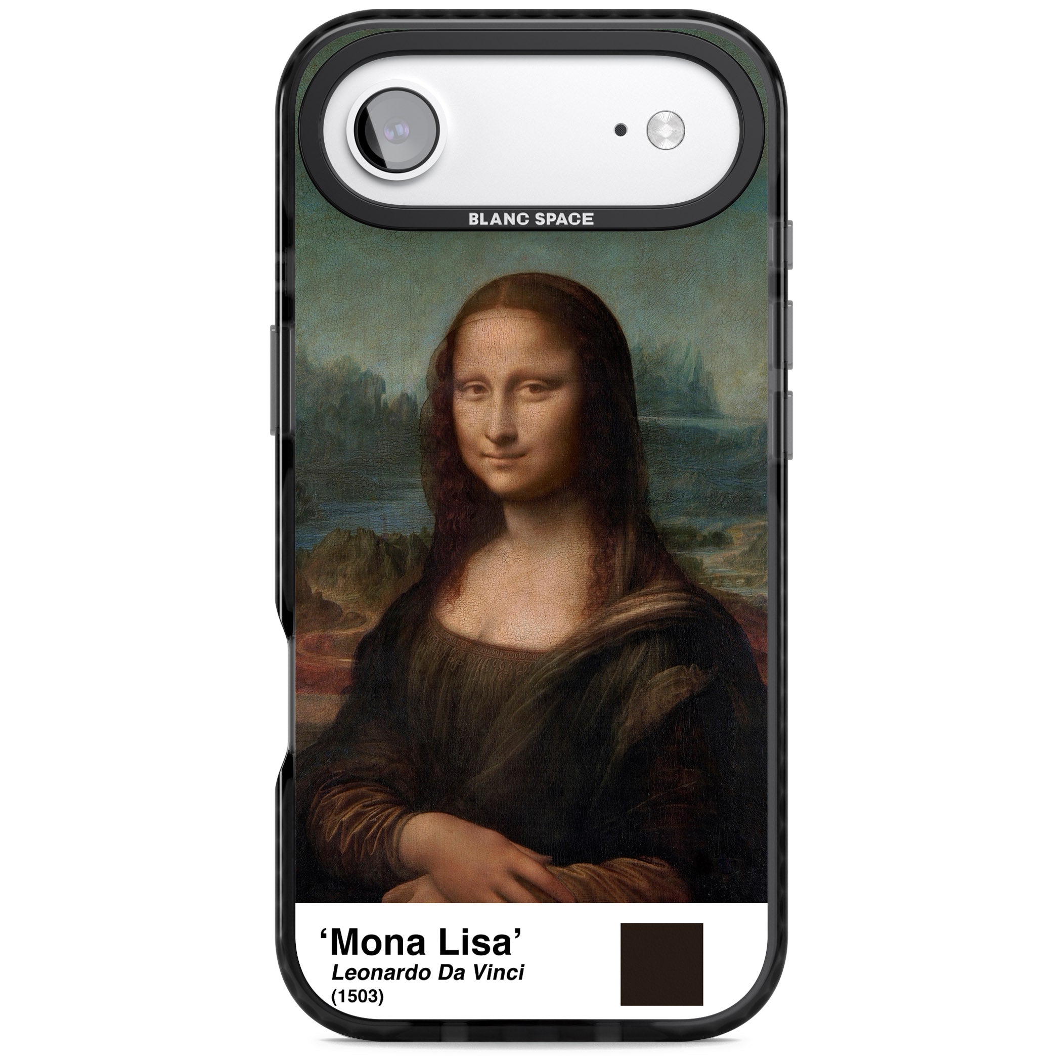 Mona Lisa iPhone 17 Air Impact Black Phone Case