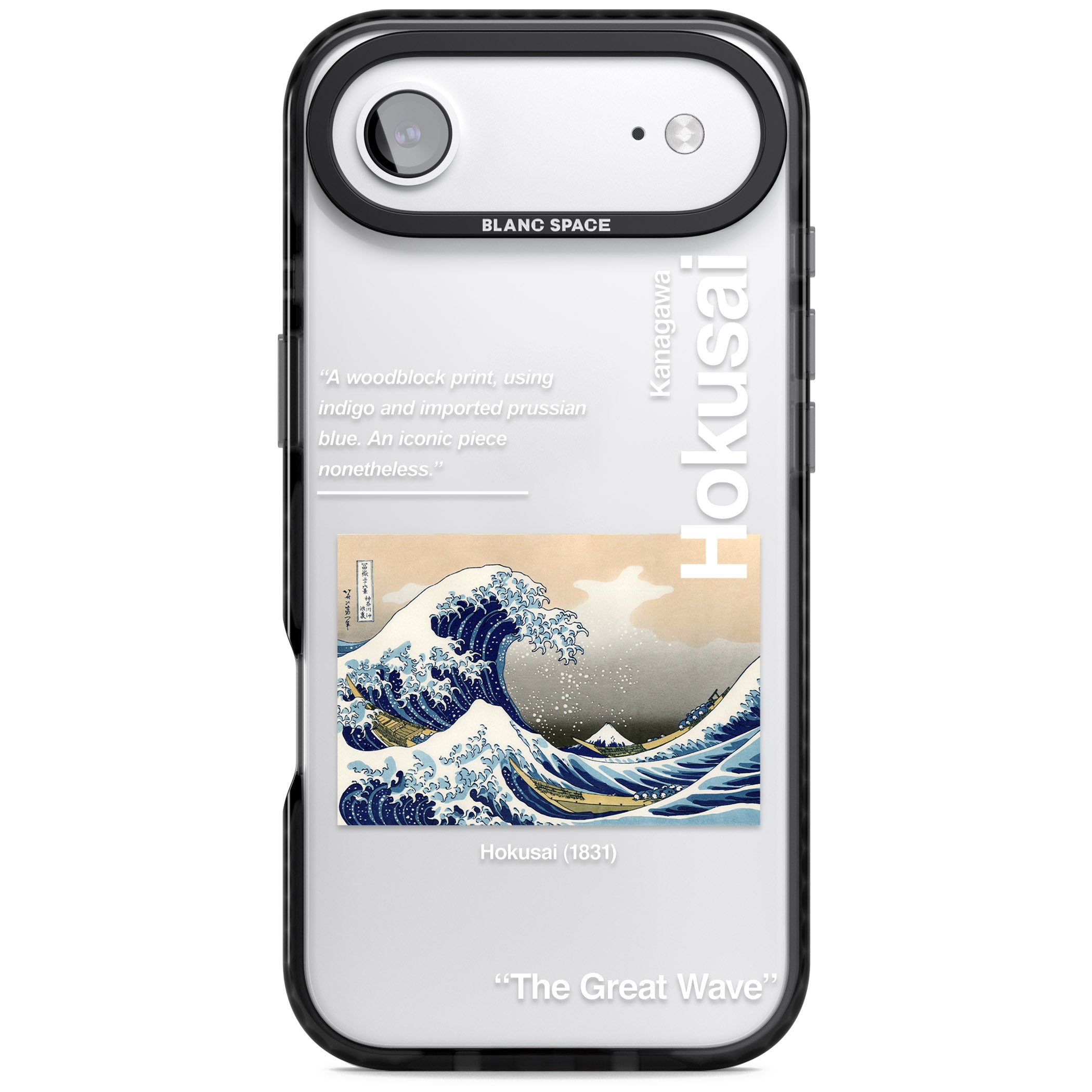 The Great Wave iPhone 17 Air Impact Black Phone Case