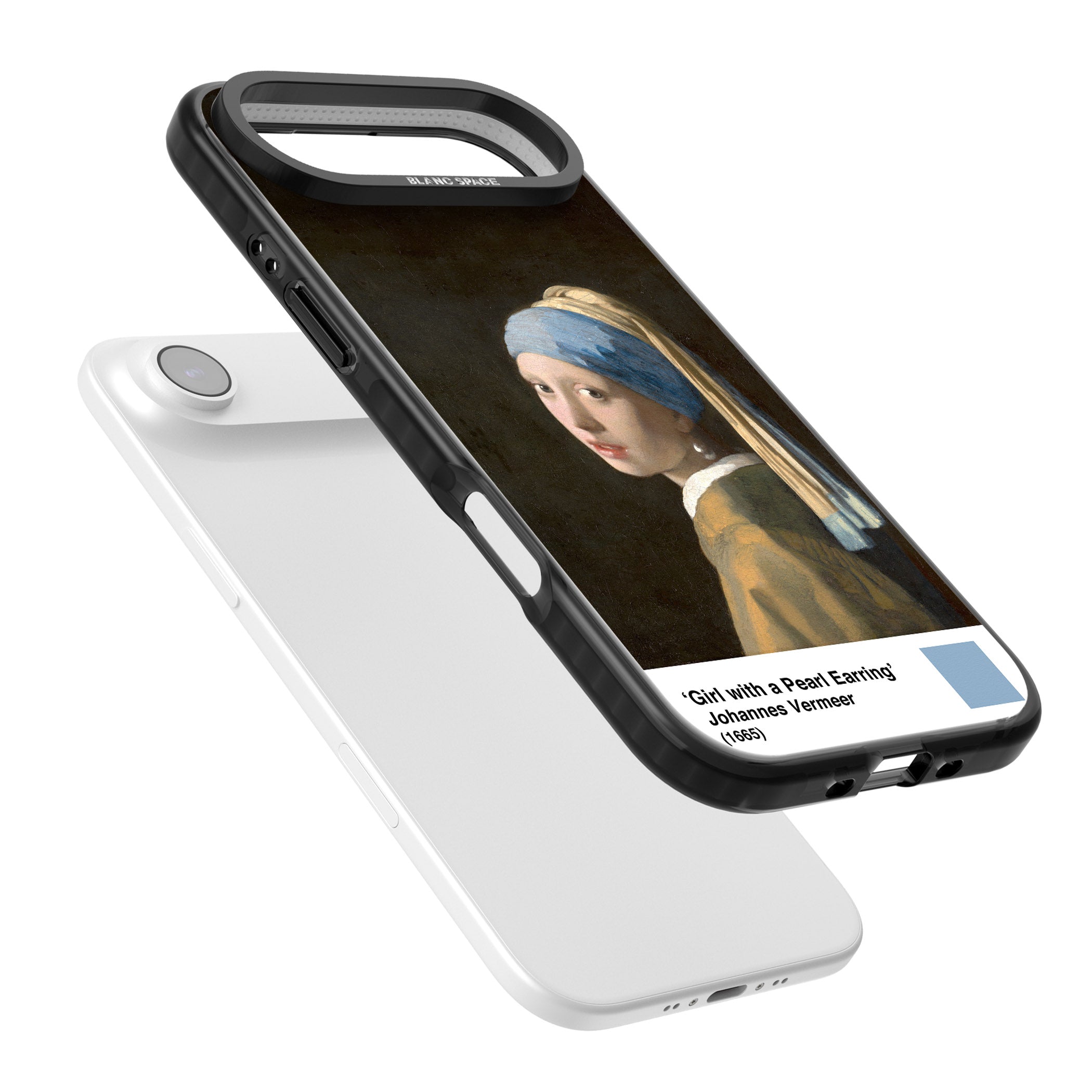 Girl With A Pearl Earring iPhone 17 Air Impact Black Phone Case Colours
