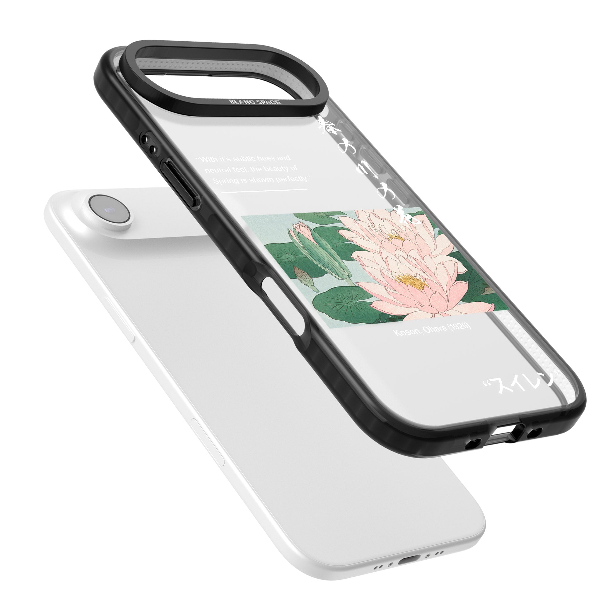 Water Lily iPhone 17 Air Impact Black Phone Case Colours