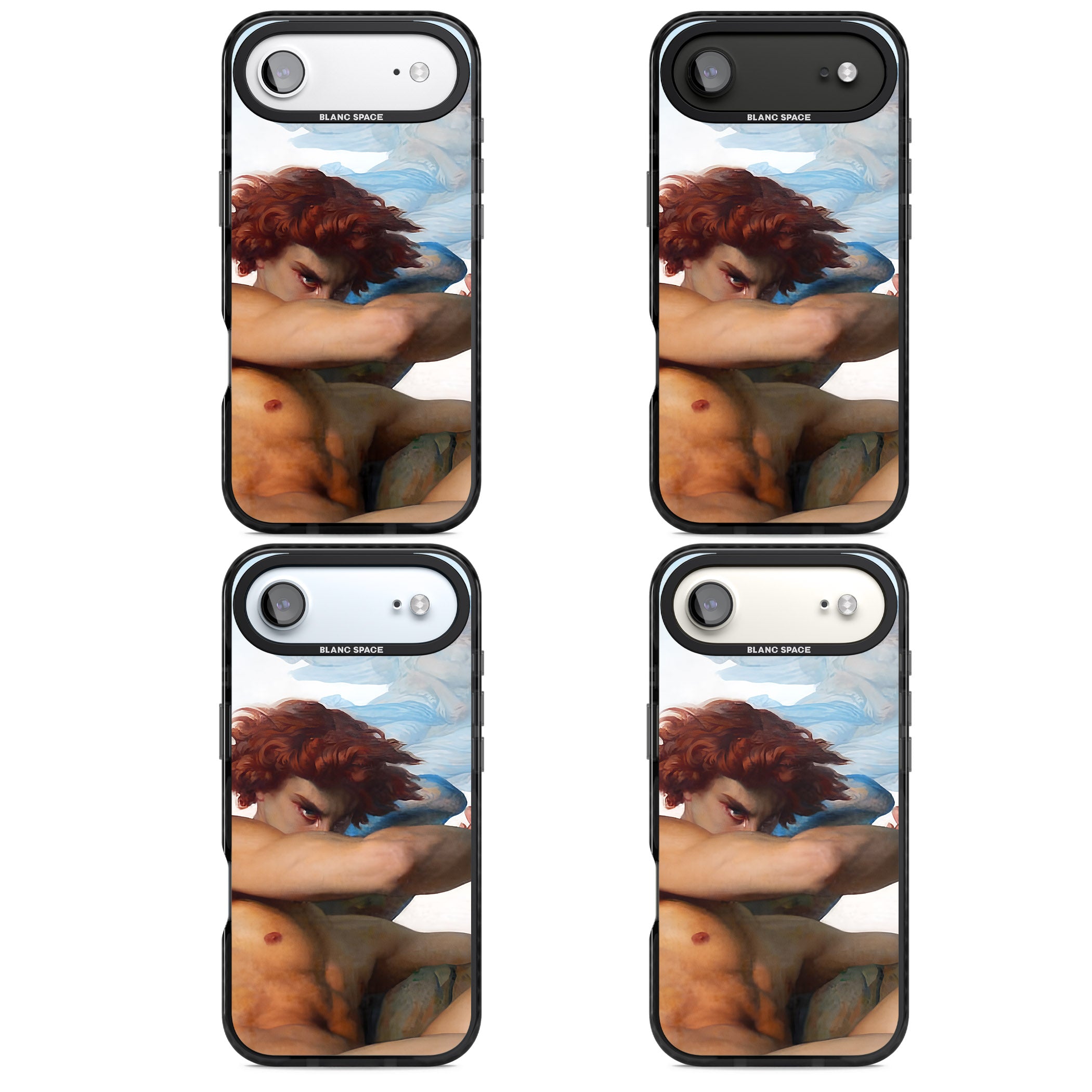 The Fallen Angel iPhone 17 Air Impact Black Phone Case APT Impact Protection