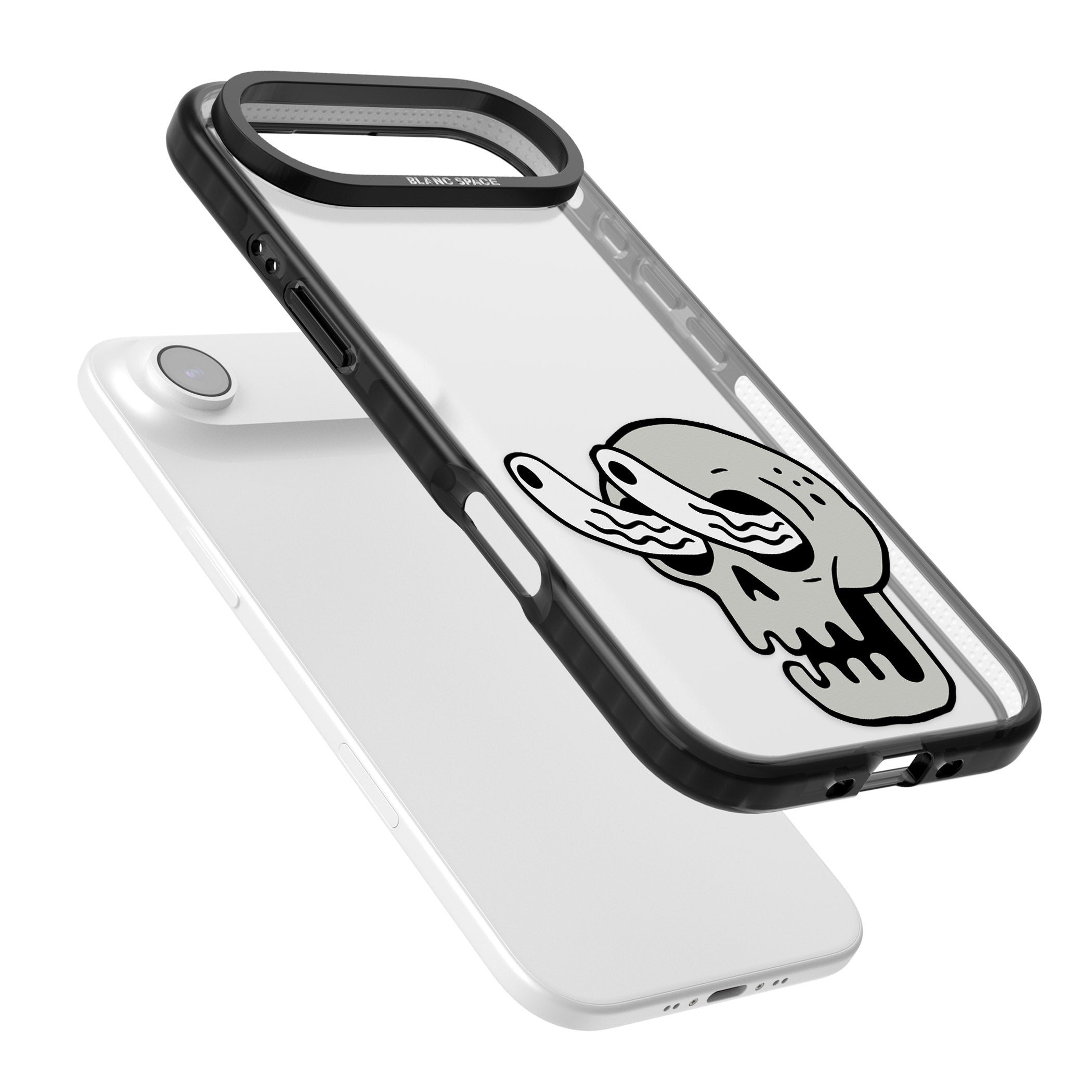 Skull Eyes iPhone 17 Air Impact Black Phone Case Colours